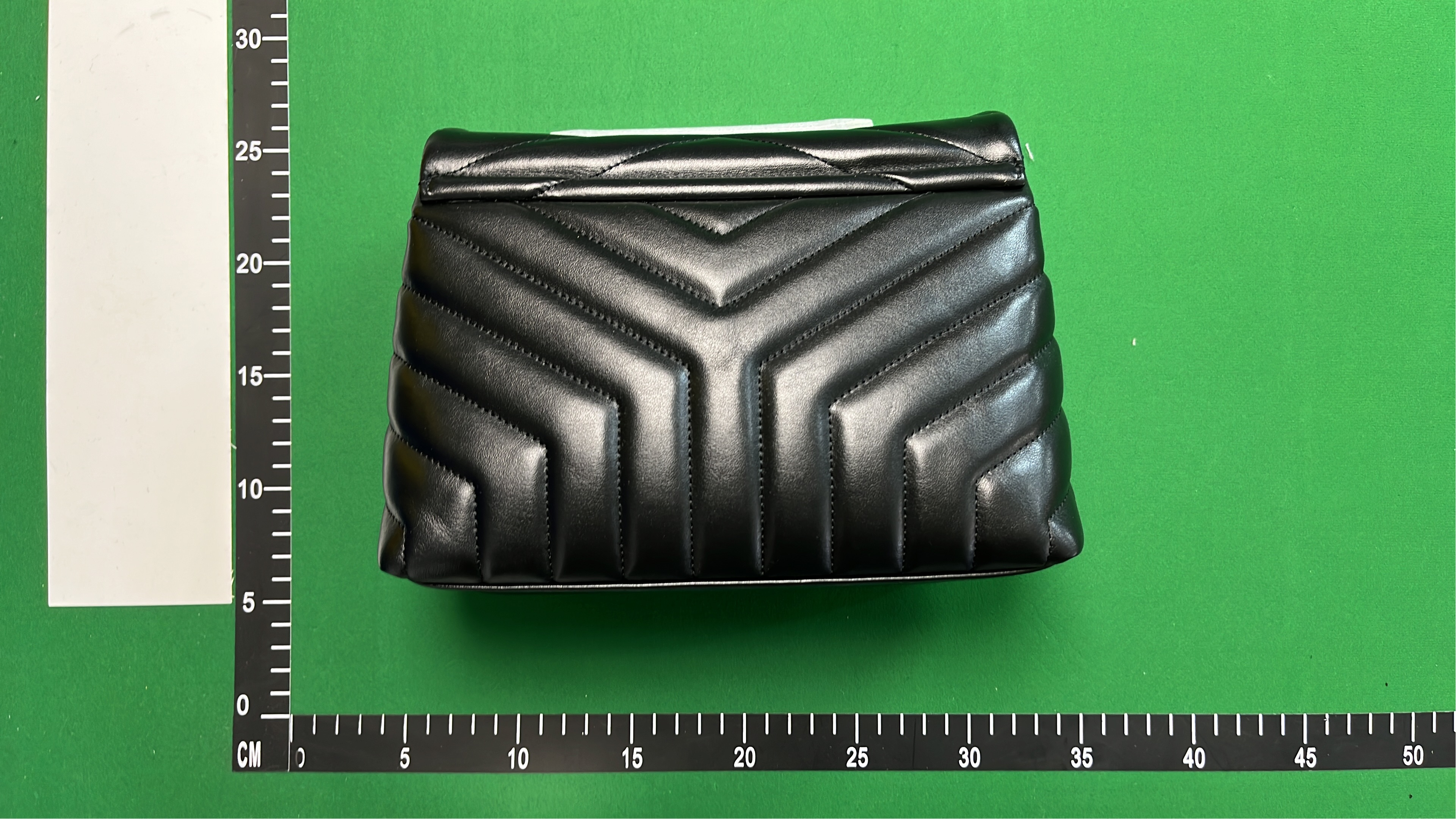 YSL Black Quilted Leather Shoulder Bag with Gold Chain