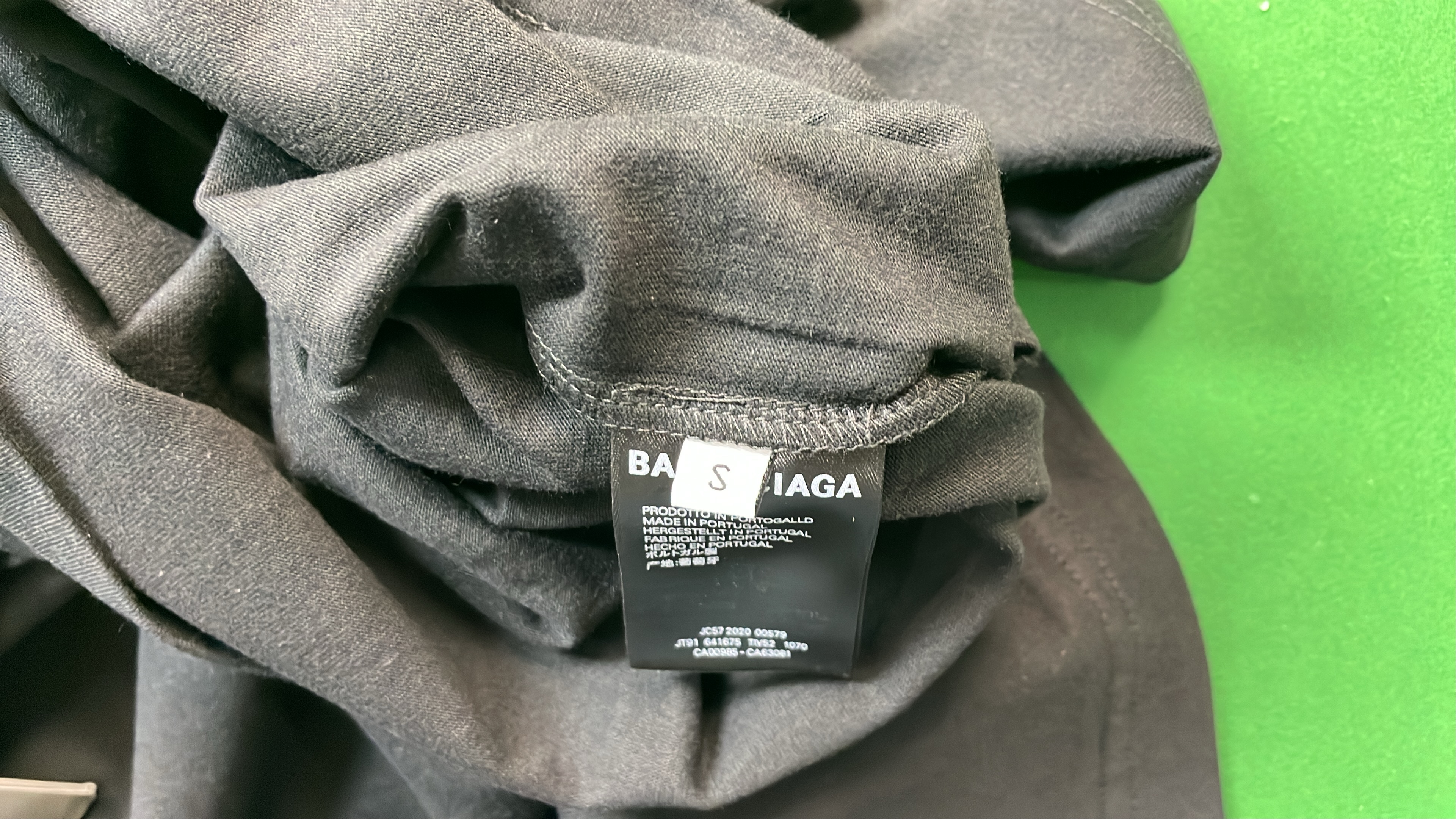 Black T-Shirt with Subtle Design