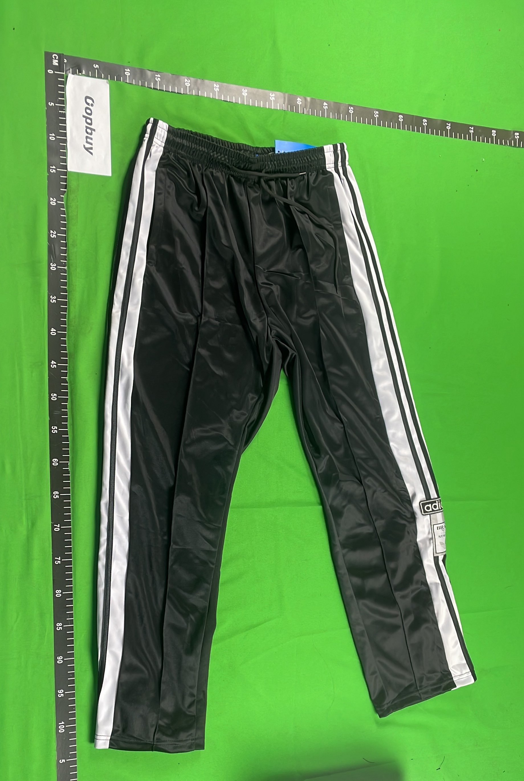 Adidas Originals 3-Stripes Track Pants - Black White Gold