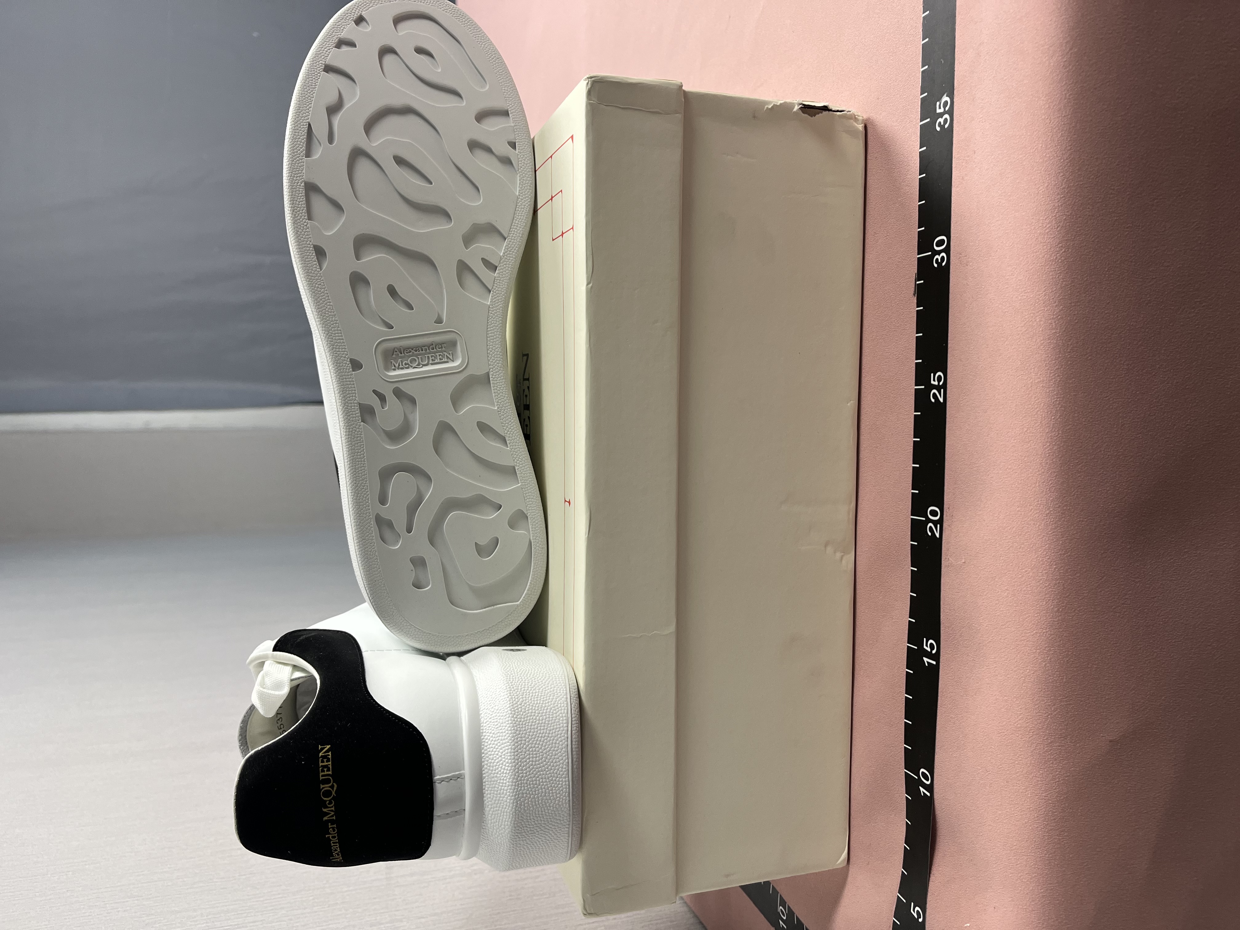 White Green Alexander McQueen Oversized Sneakers