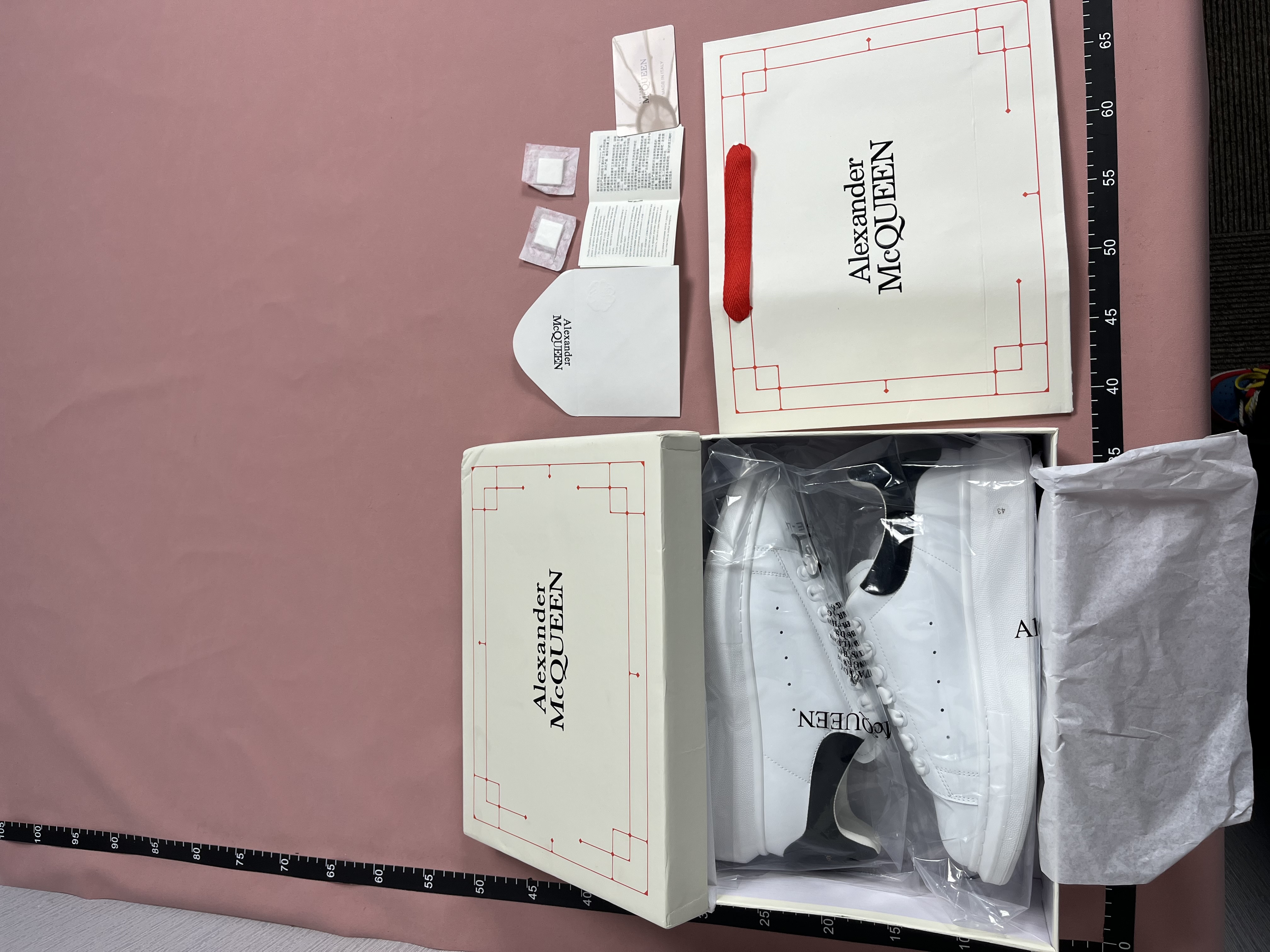 White Green Alexander McQueen Oversized Sneakers