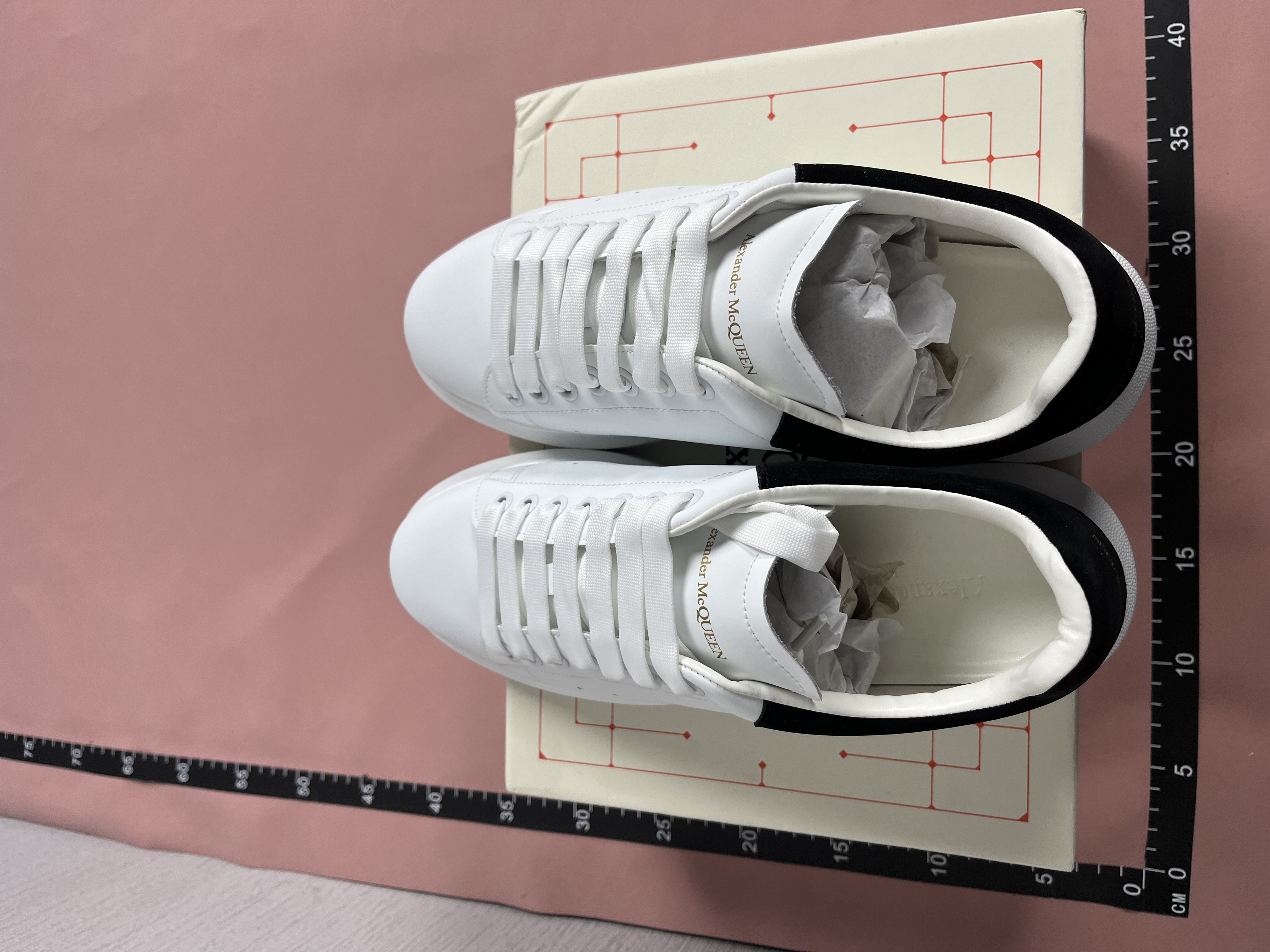 White Green Alexander McQueen Oversized Sneakers