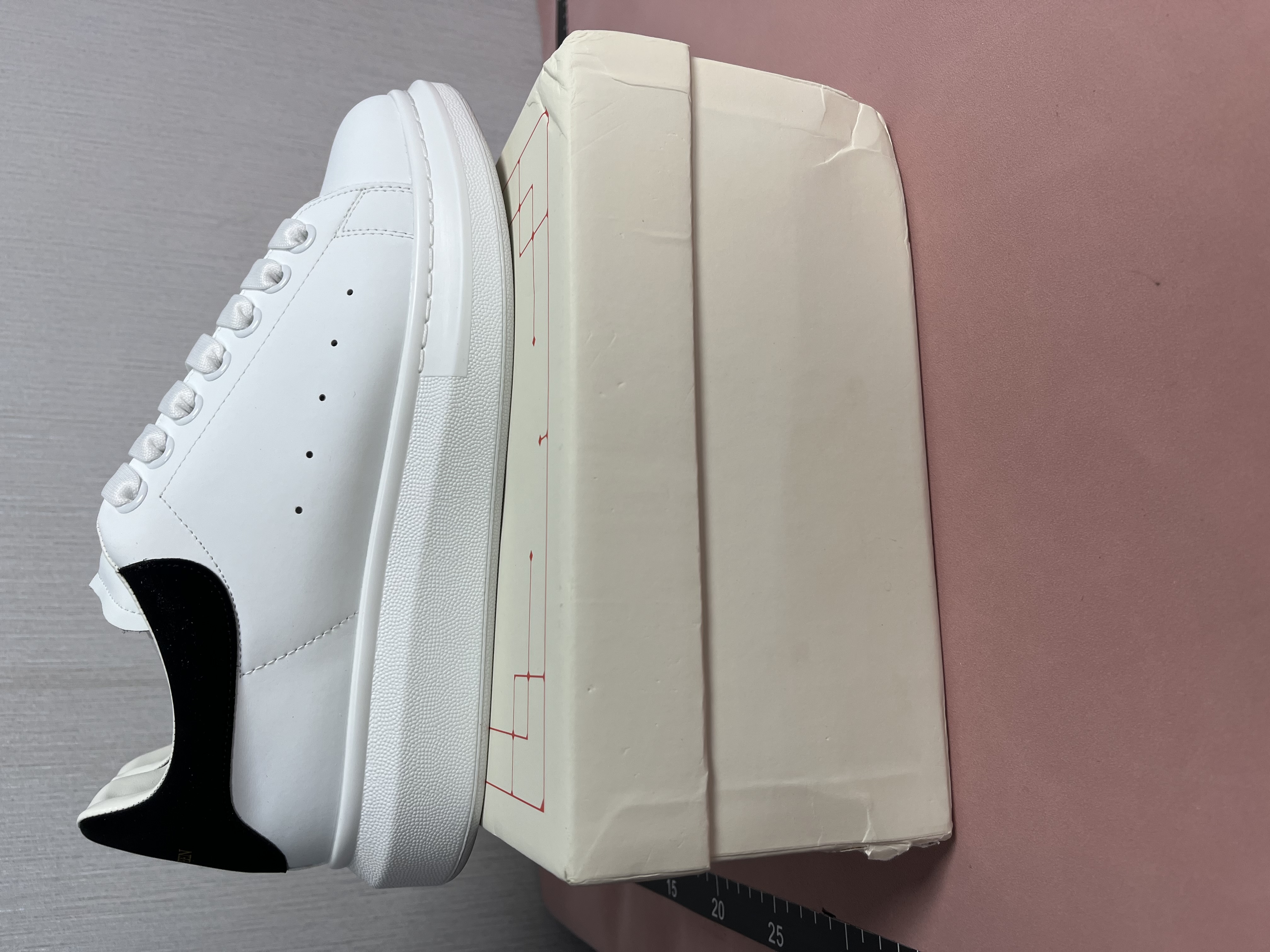 White Green Alexander McQueen Oversized Sneakers