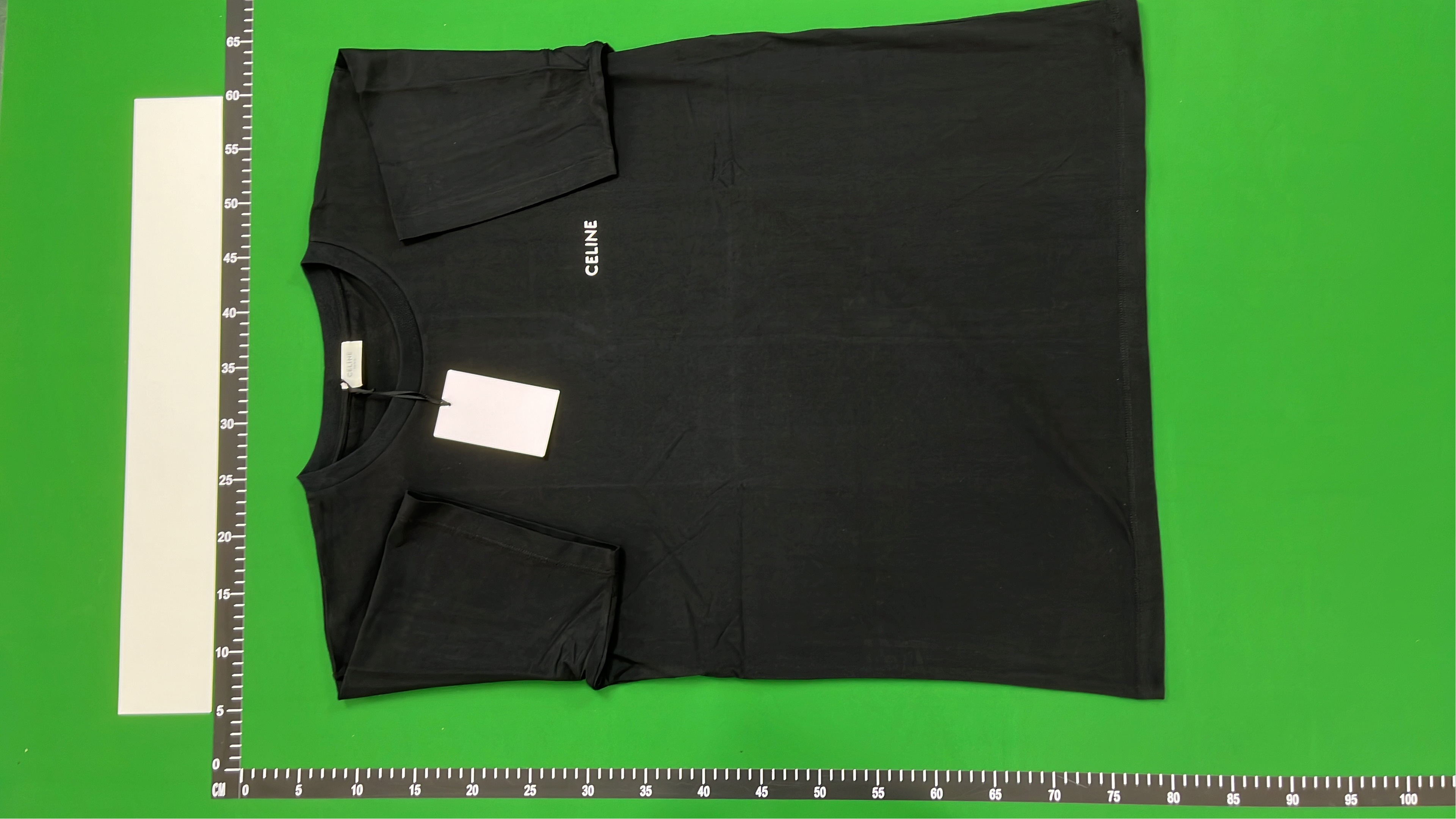 OFF-WHITE Black T-Shirt with White Logo