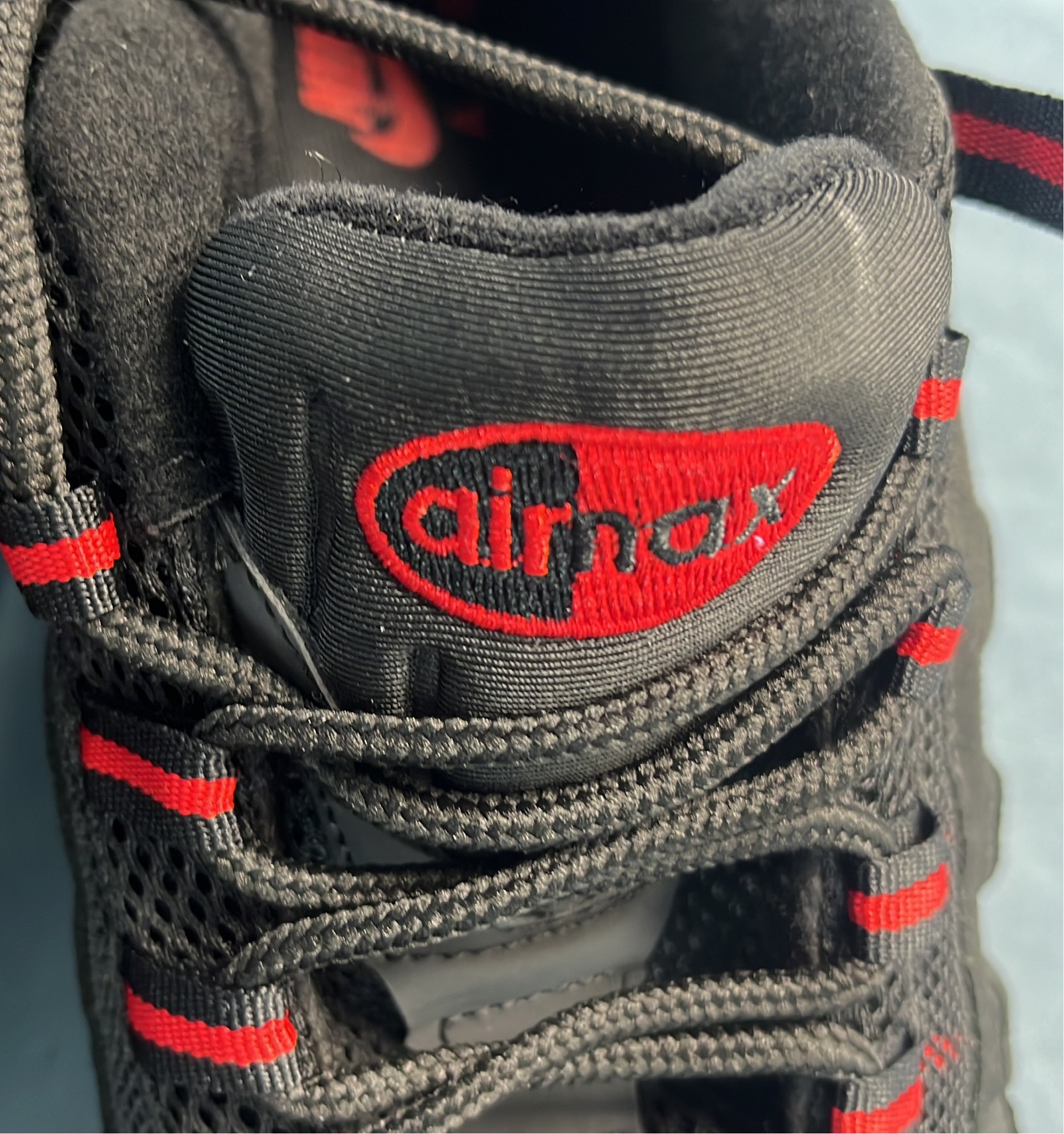Nike Air Max 95 Black Red Men's Running Shoes