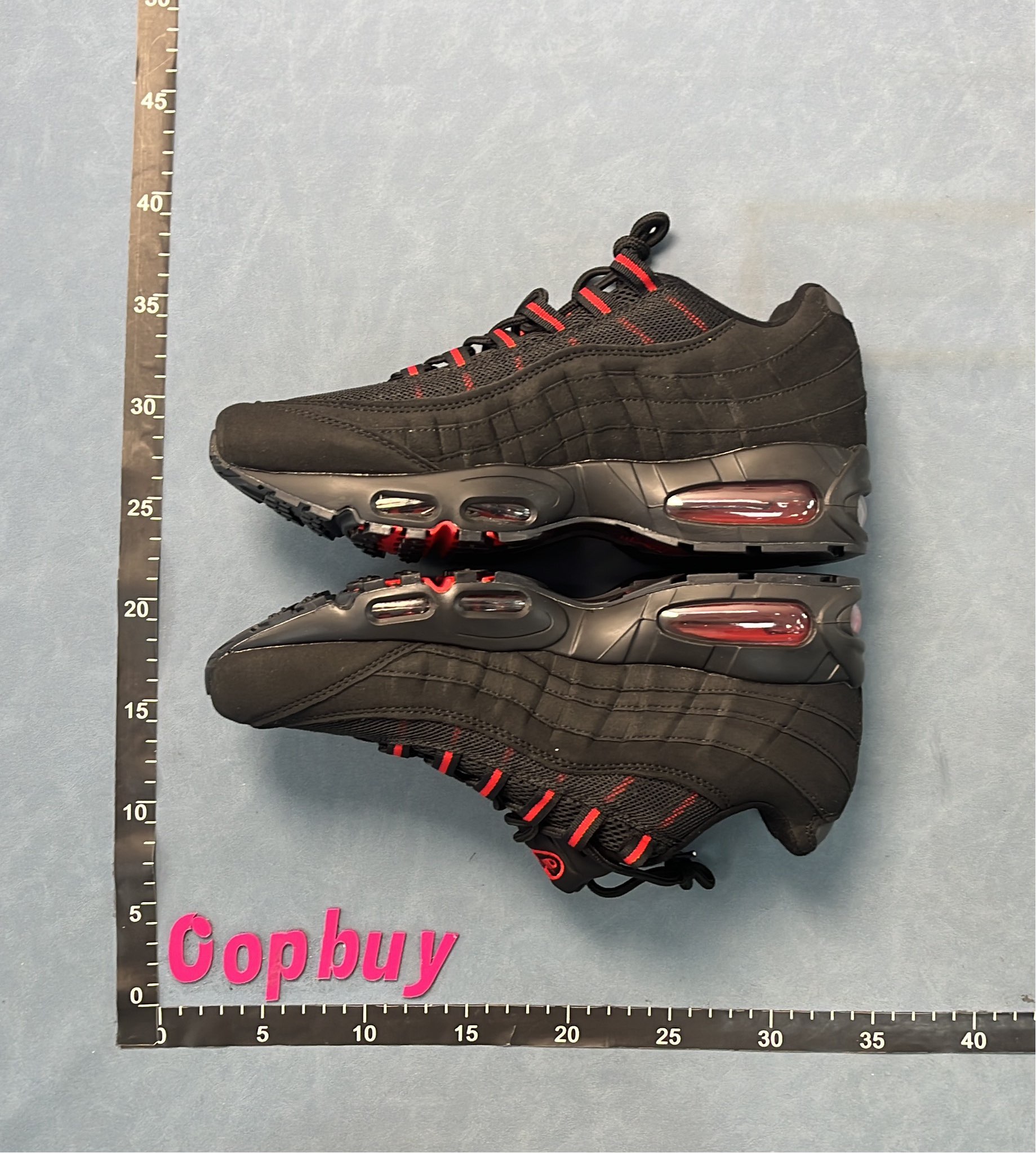 Nike Air Max 95 Black Red Men's Running Shoes