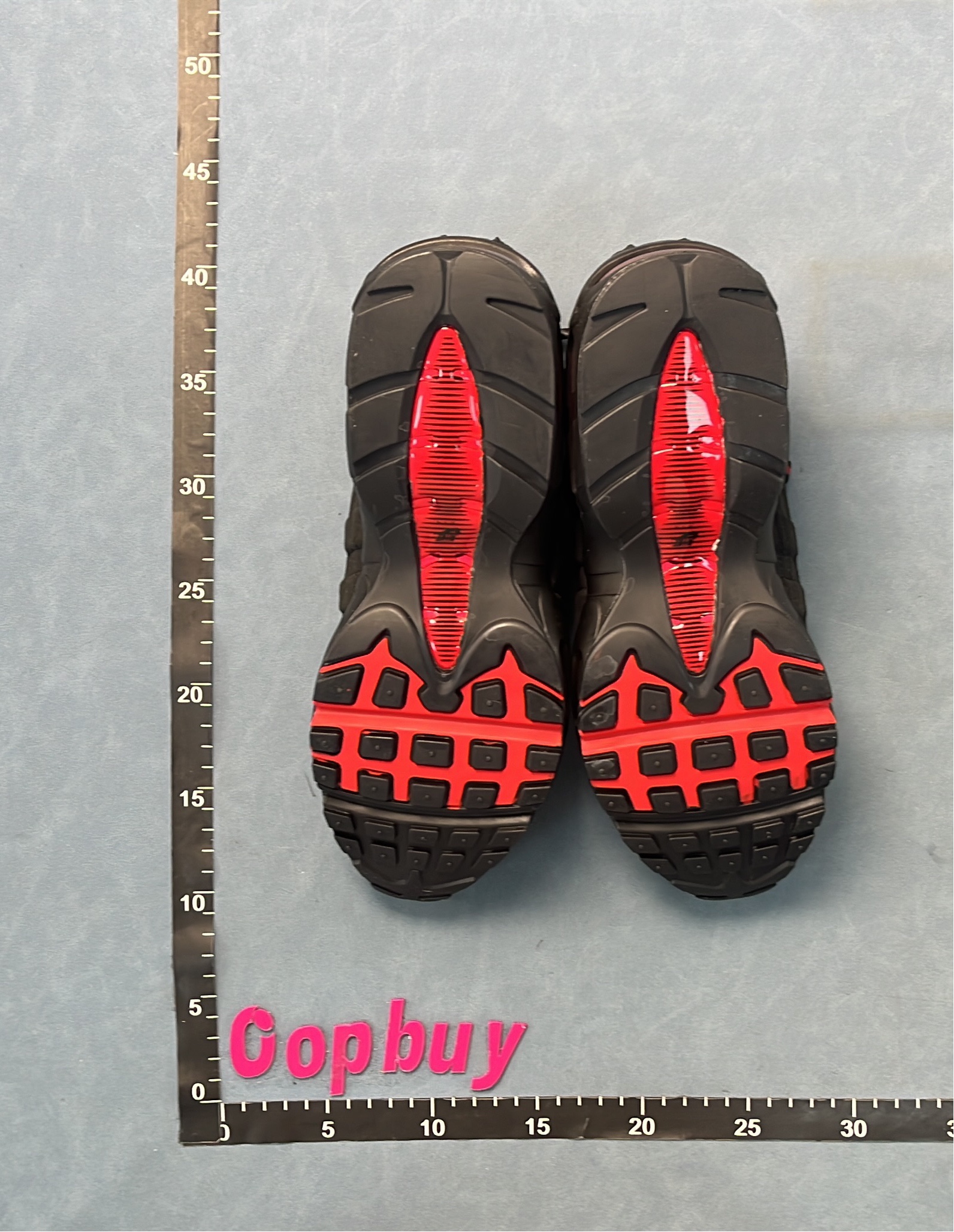 Nike Air Max 95 Black Red Men's Running Shoes