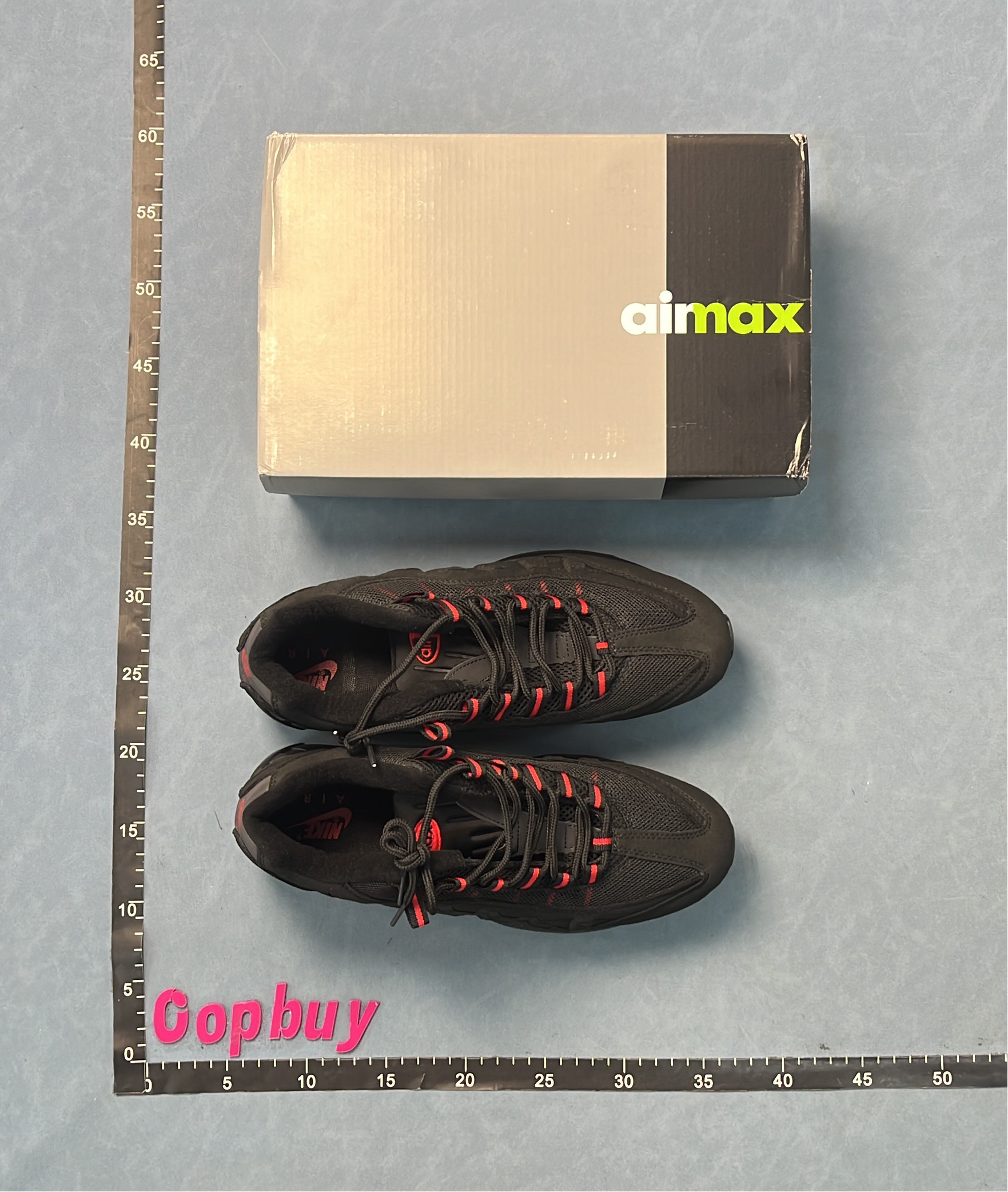 Nike Air Max 95 Black Red Men's Running Shoes