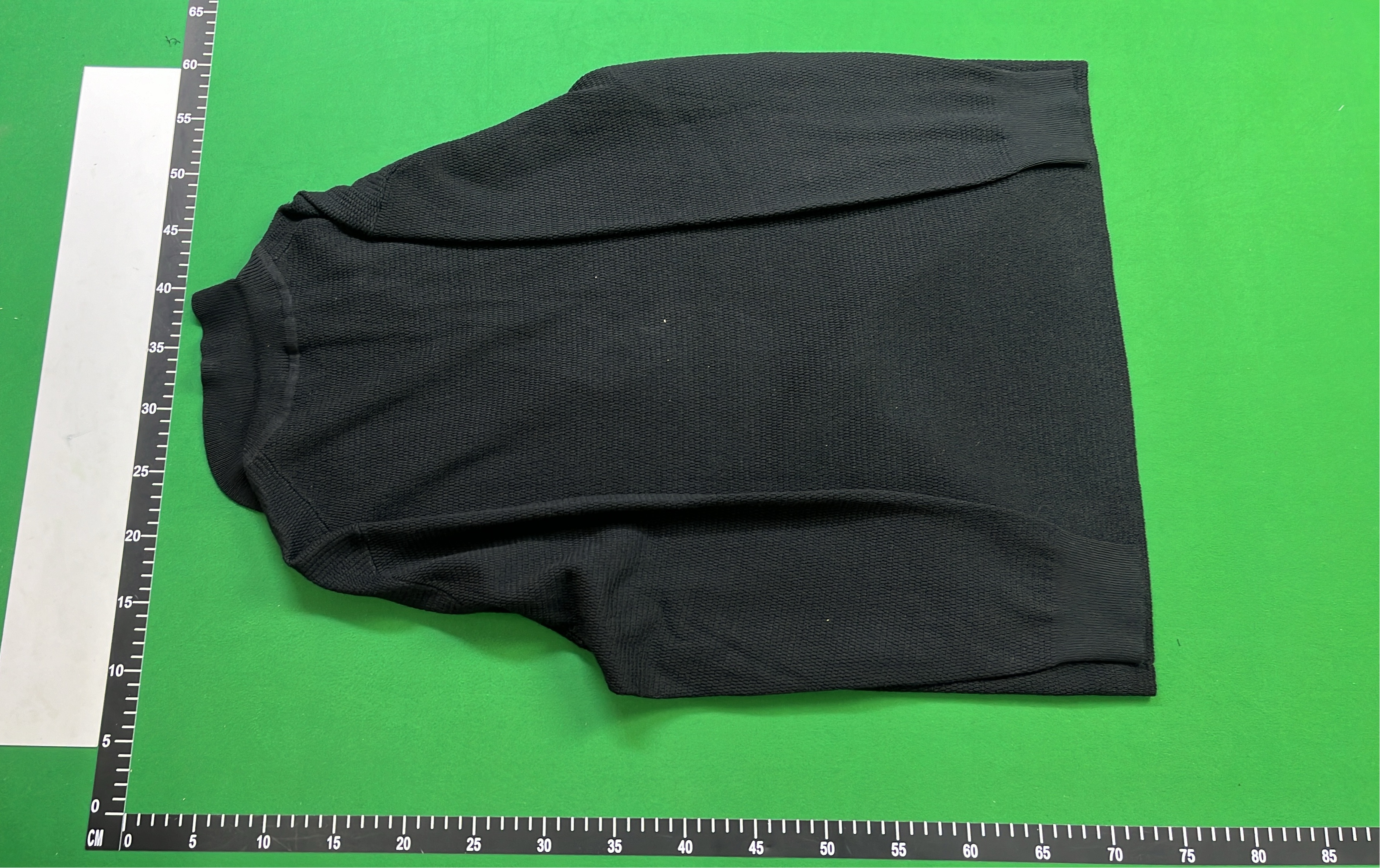 Men's Knit Blazer Jacket in Black - Premium Wool Blend