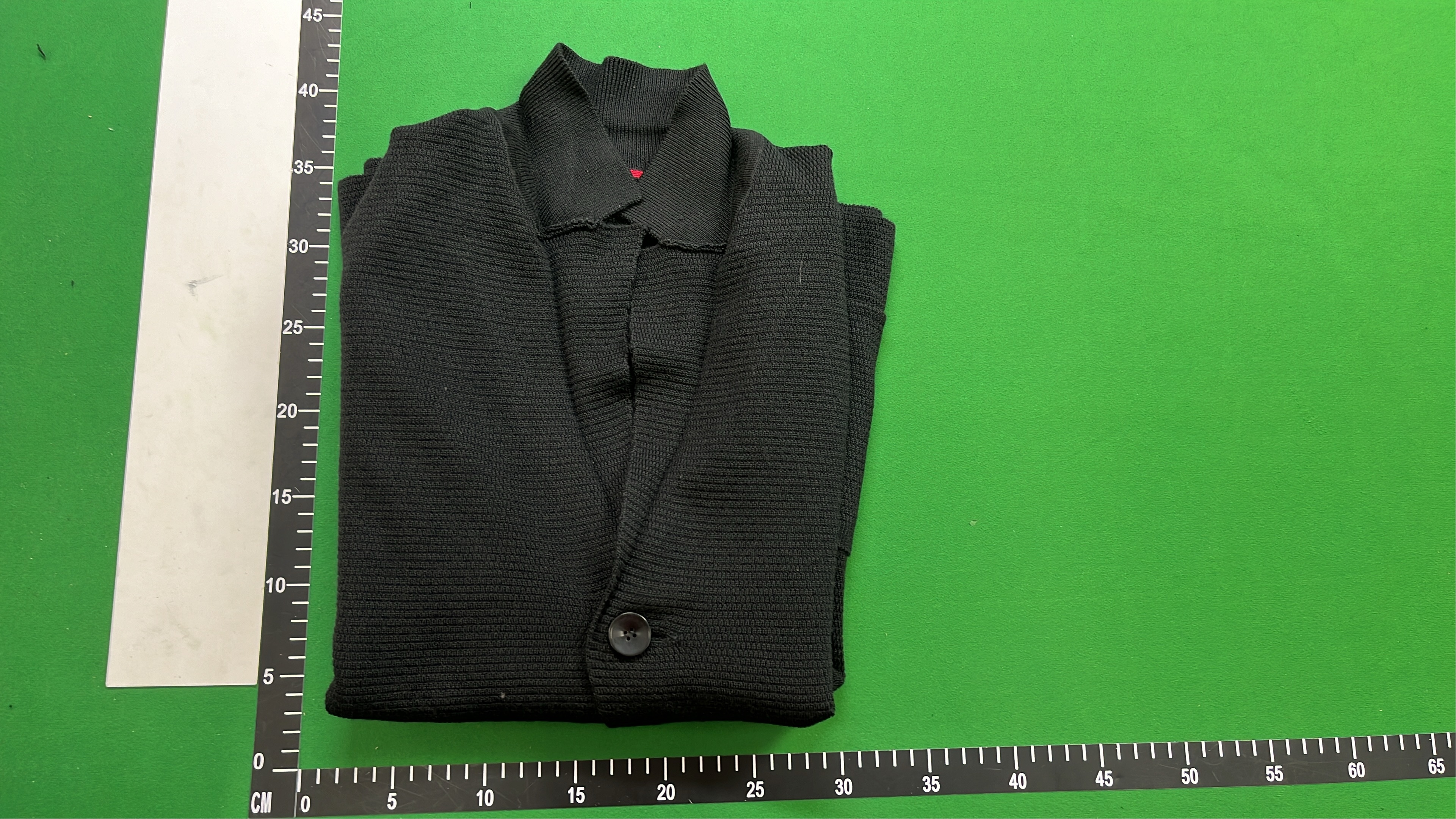 Men's Knit Blazer Jacket in Black - Premium Wool Blend