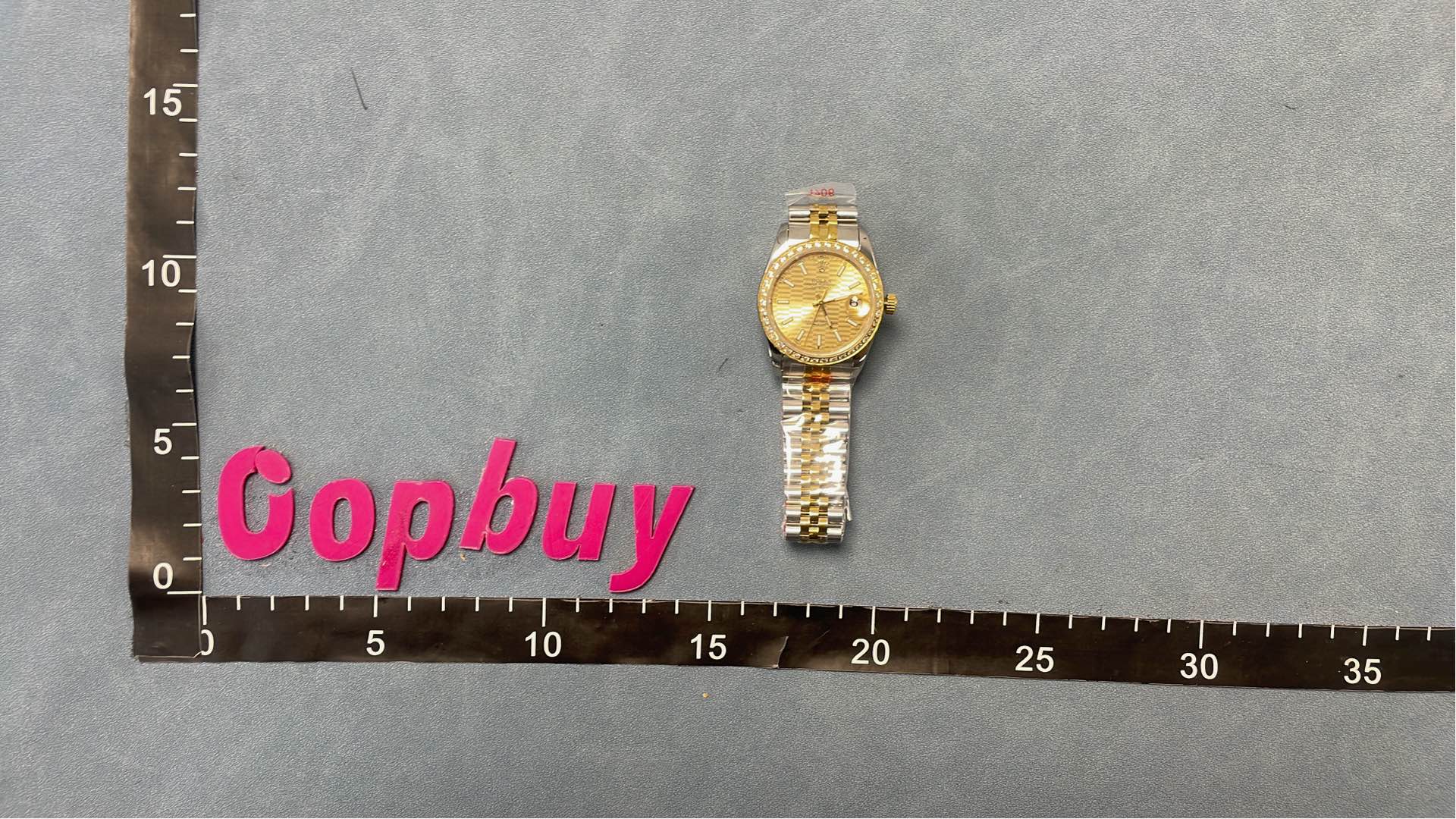 Rolex Datejust Yellow Gold Dial Diamond Bezel Watch