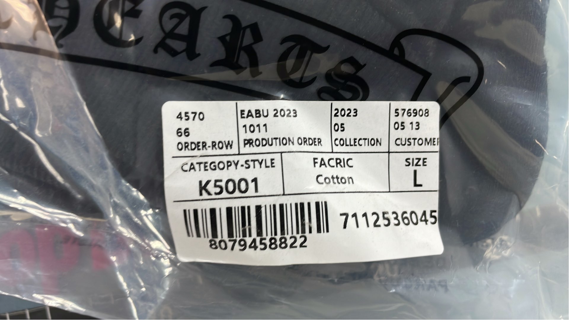 Chrome Hearts Hoodie with Horseshoe Logo and Ornate Sleeve Design