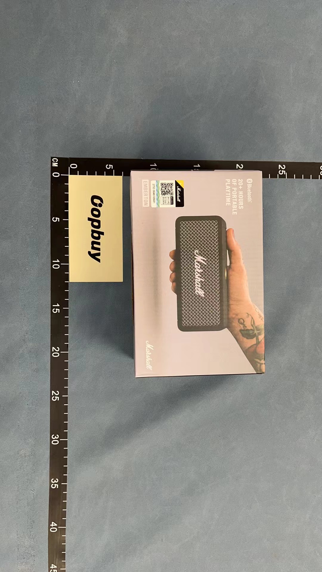 Marshall Portable Bluetooth Speaker - Premium Sound, Compact Design