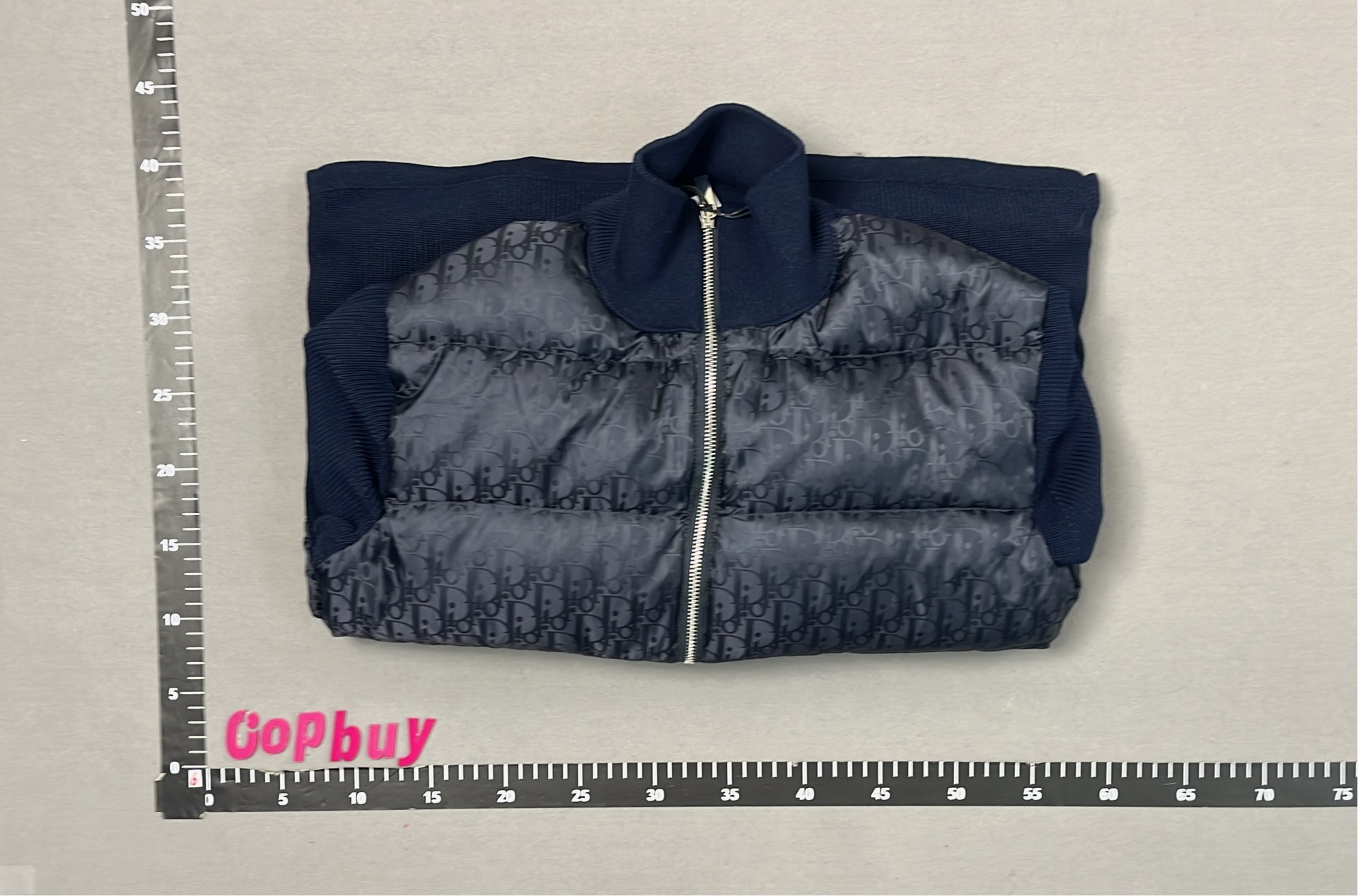 Dior Monogram Printed Quilted Jacket for Men