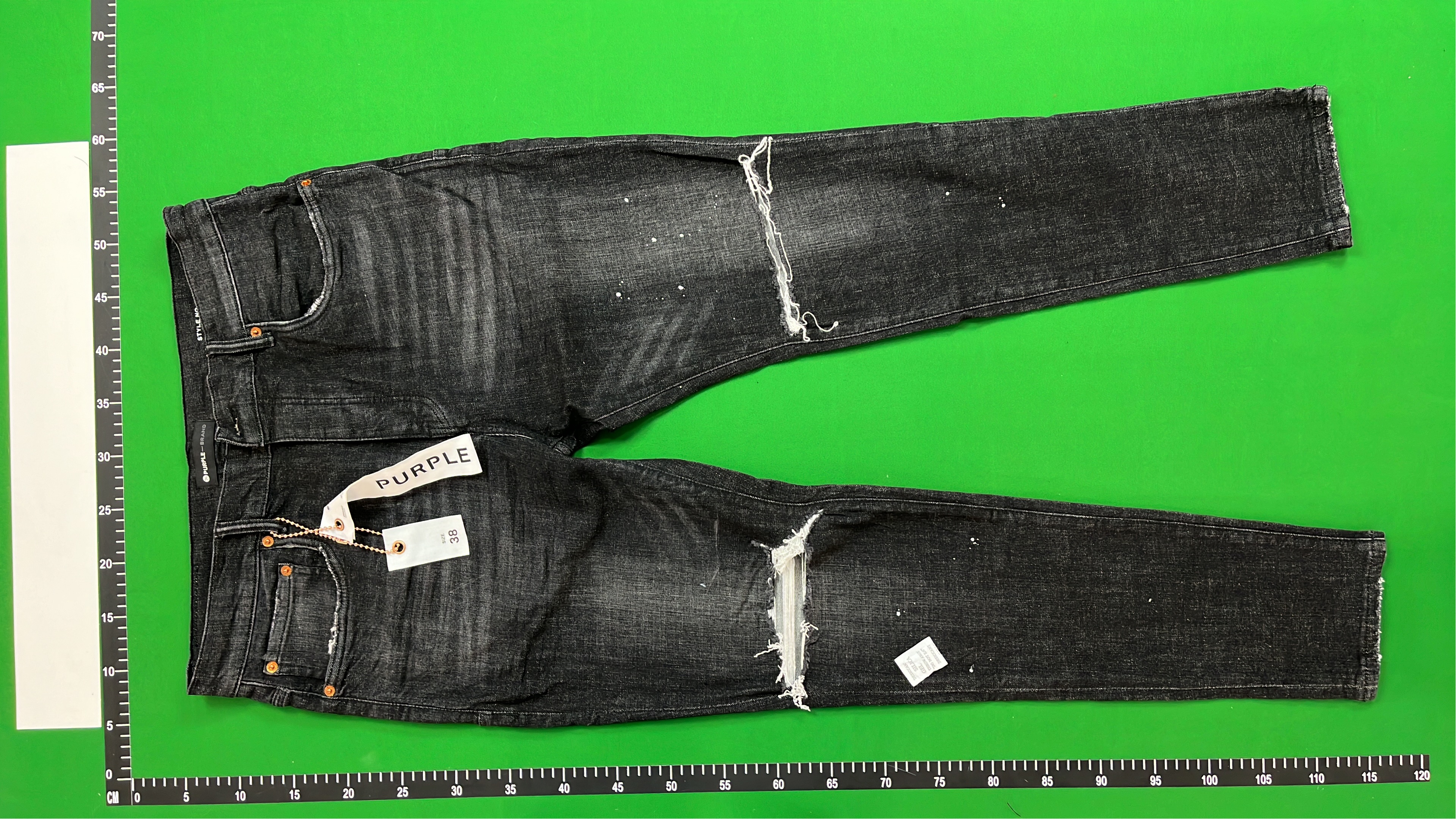 Ripped Black Skinny Jeans for Men - Distressed Denim Pants