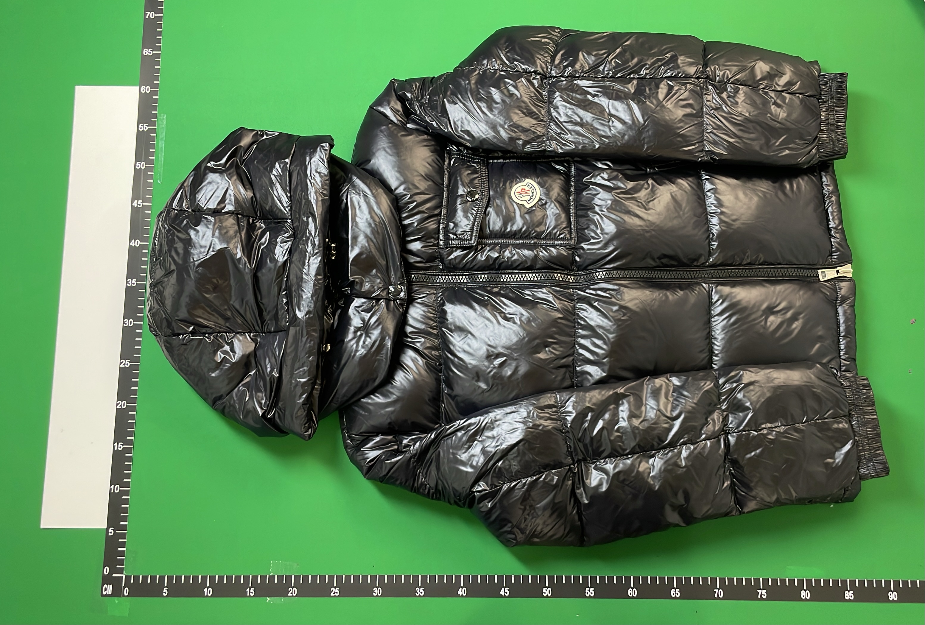 Moncler Black Puffer Jacket with Hood