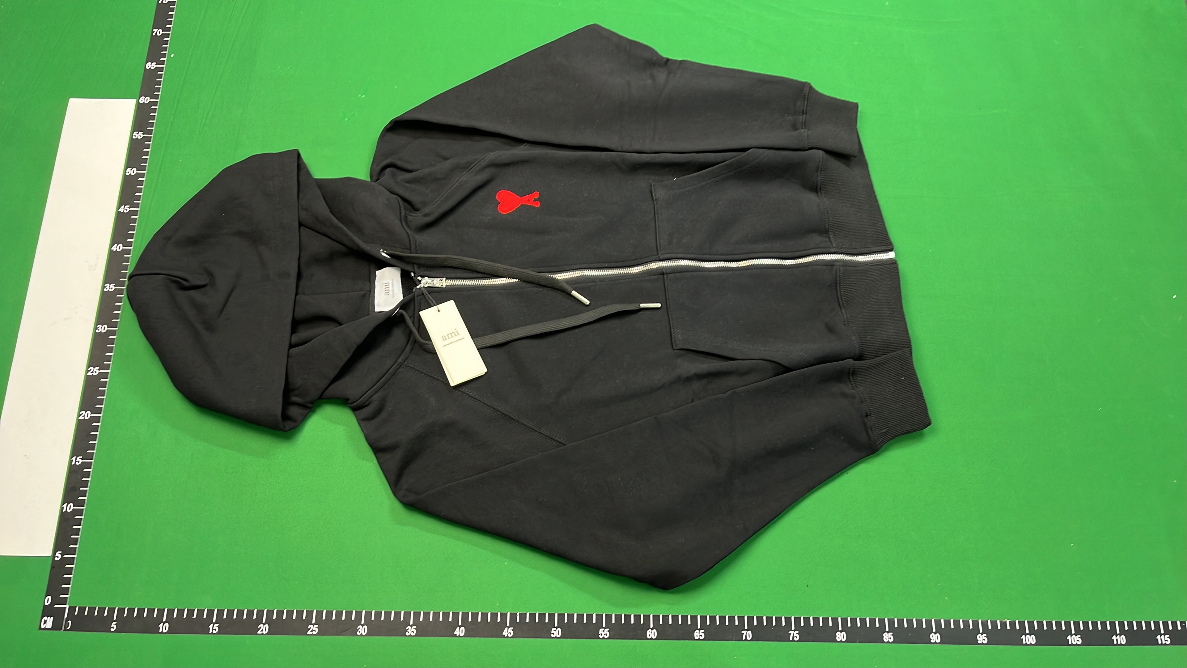 Colorful Zip-Up Hoodies with Heart Logo
