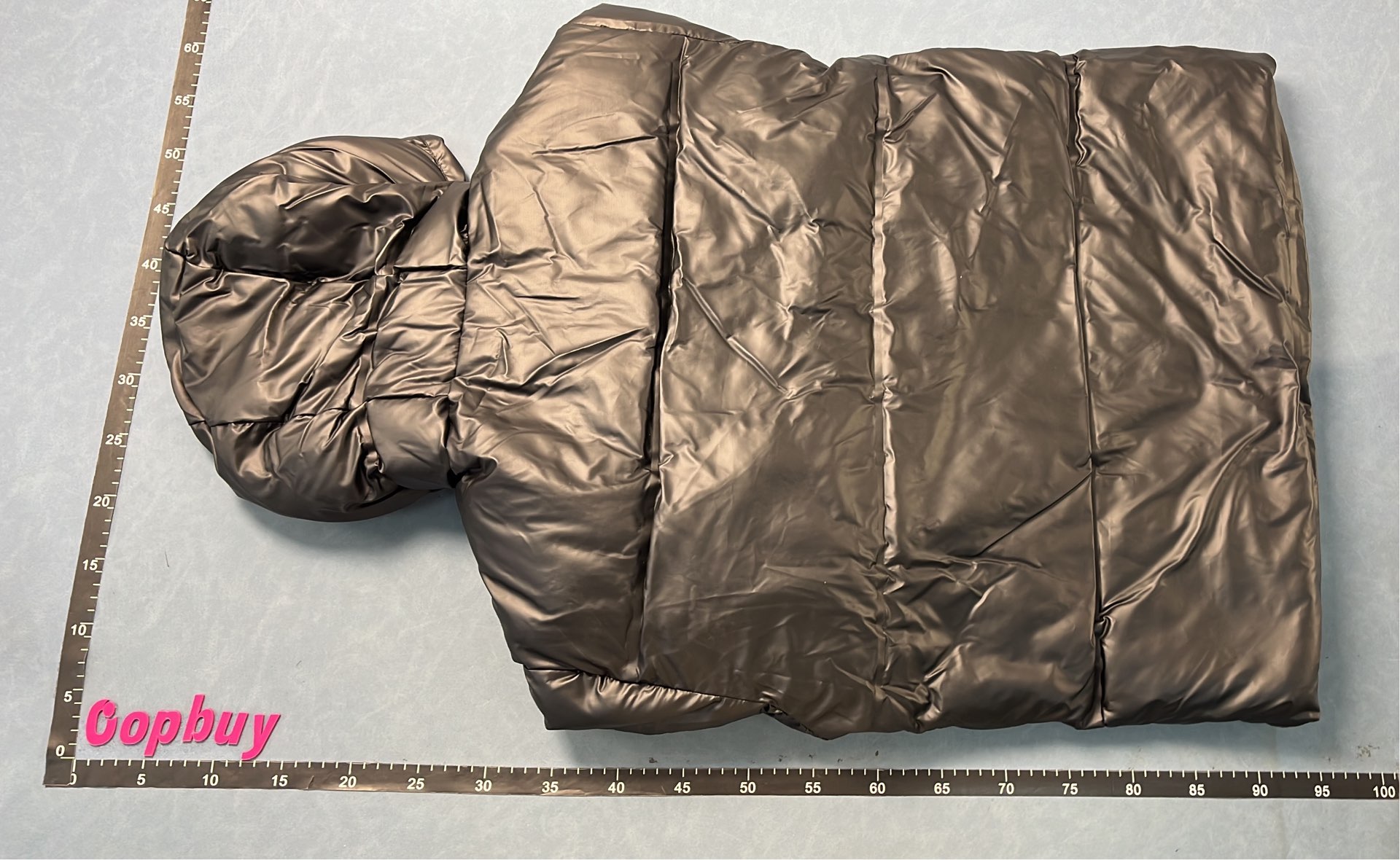 Prada Black Puffer Jacket with Hood and Logo Patch