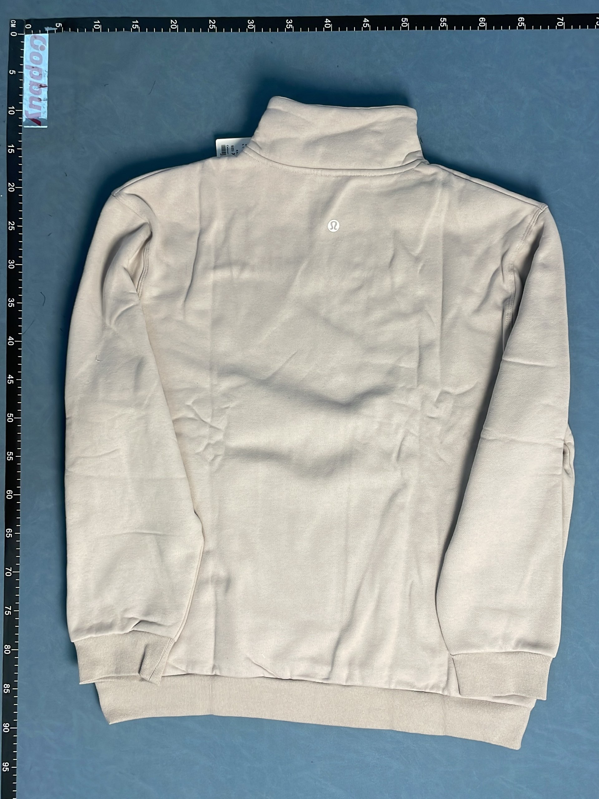 Men's Grey Half-Zip Pullover Sweatshirt - Comfortable and Stylish