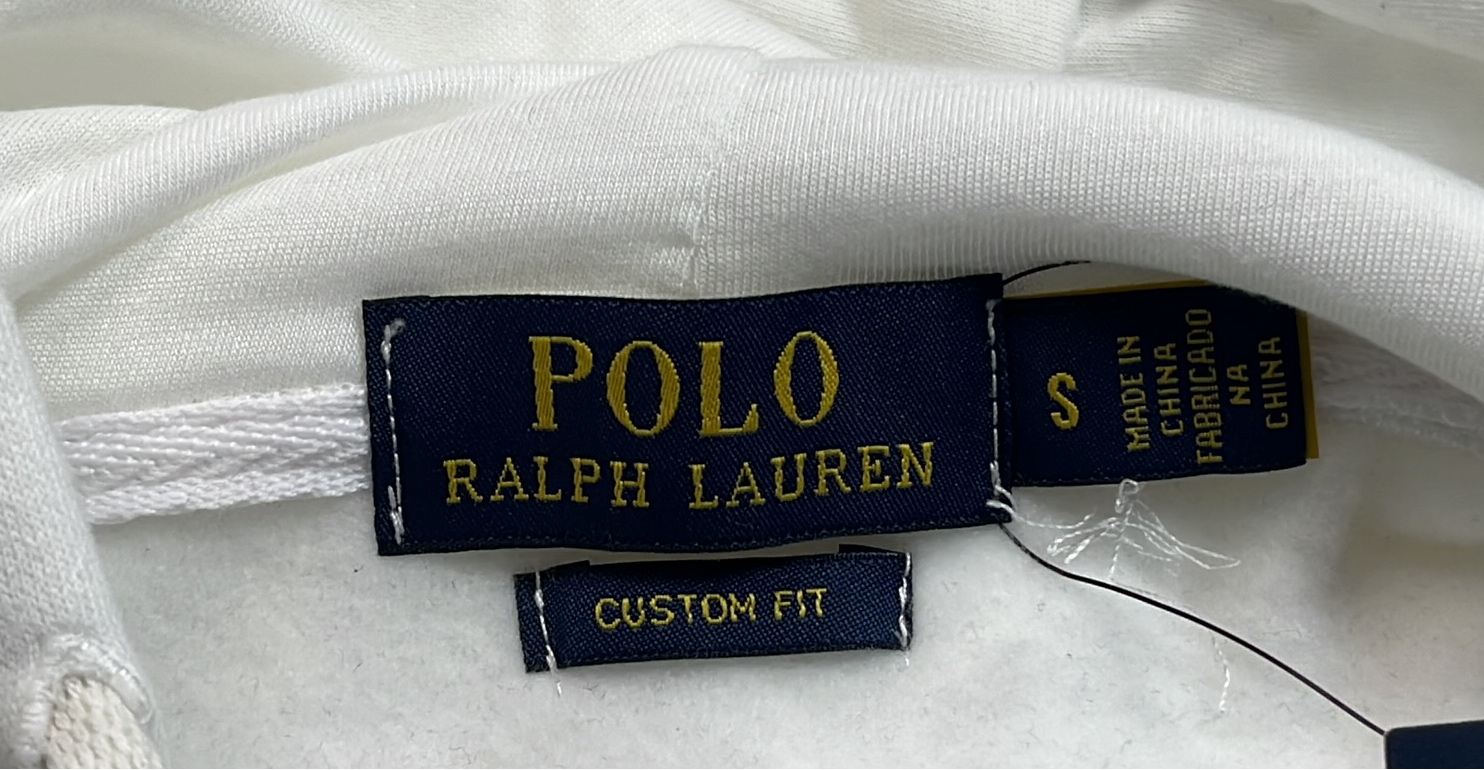 Polo Ralph Lauren Black Zip-Up Hoodie with Red Pony Logo