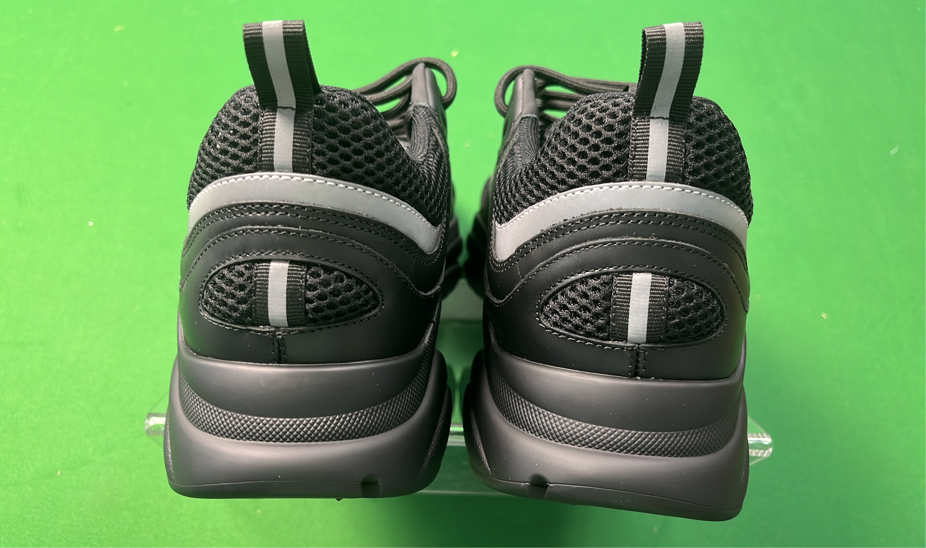 Dior B23 High-Top Sneakers in Black and Gray