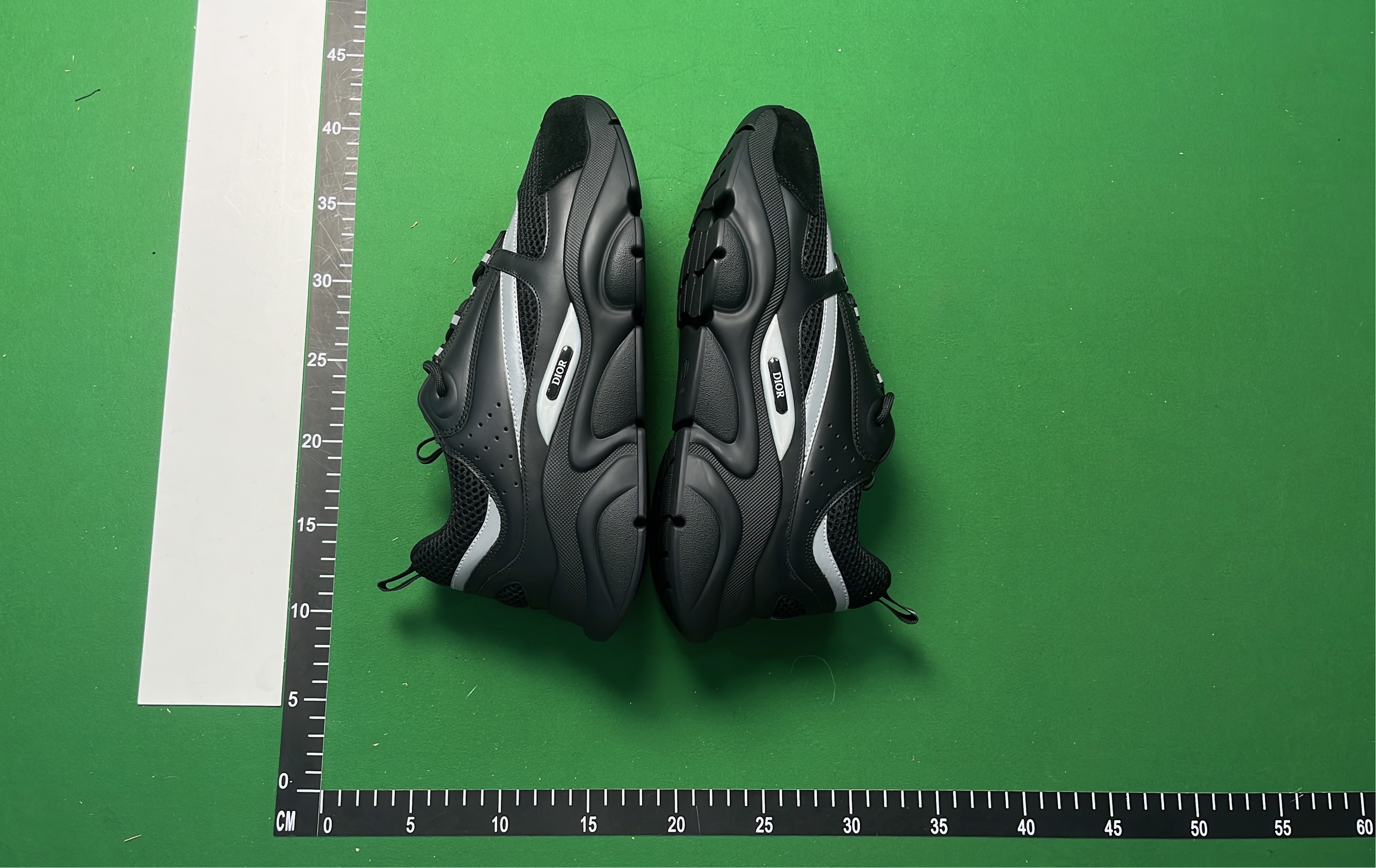 Dior B23 High-Top Sneakers in Black and Gray