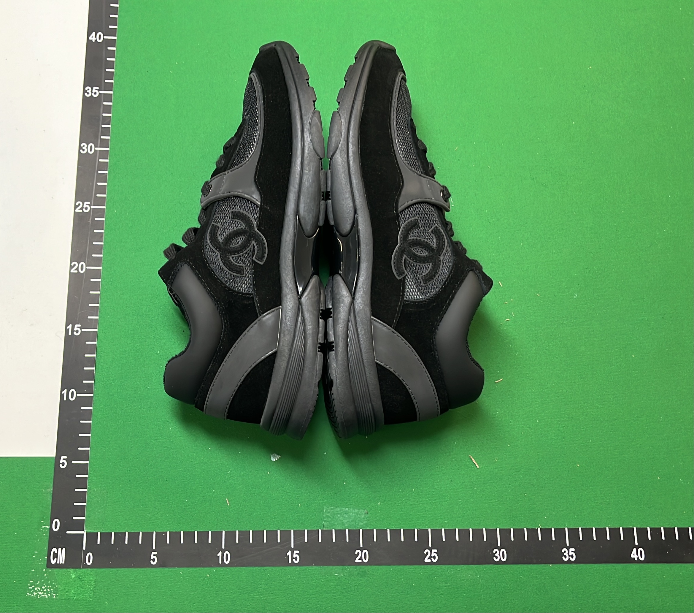Chanel CC Logo Sneakers - White and Black Fashion Trainers