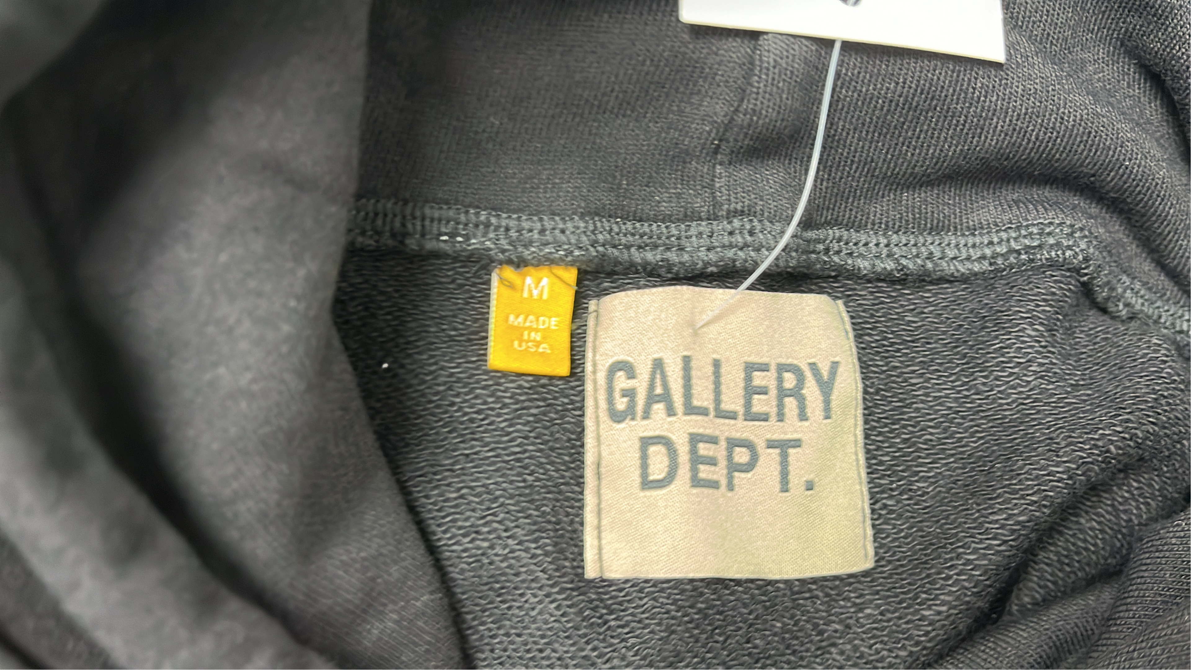 GALLERY Oversized Hoodie in Black and Gray