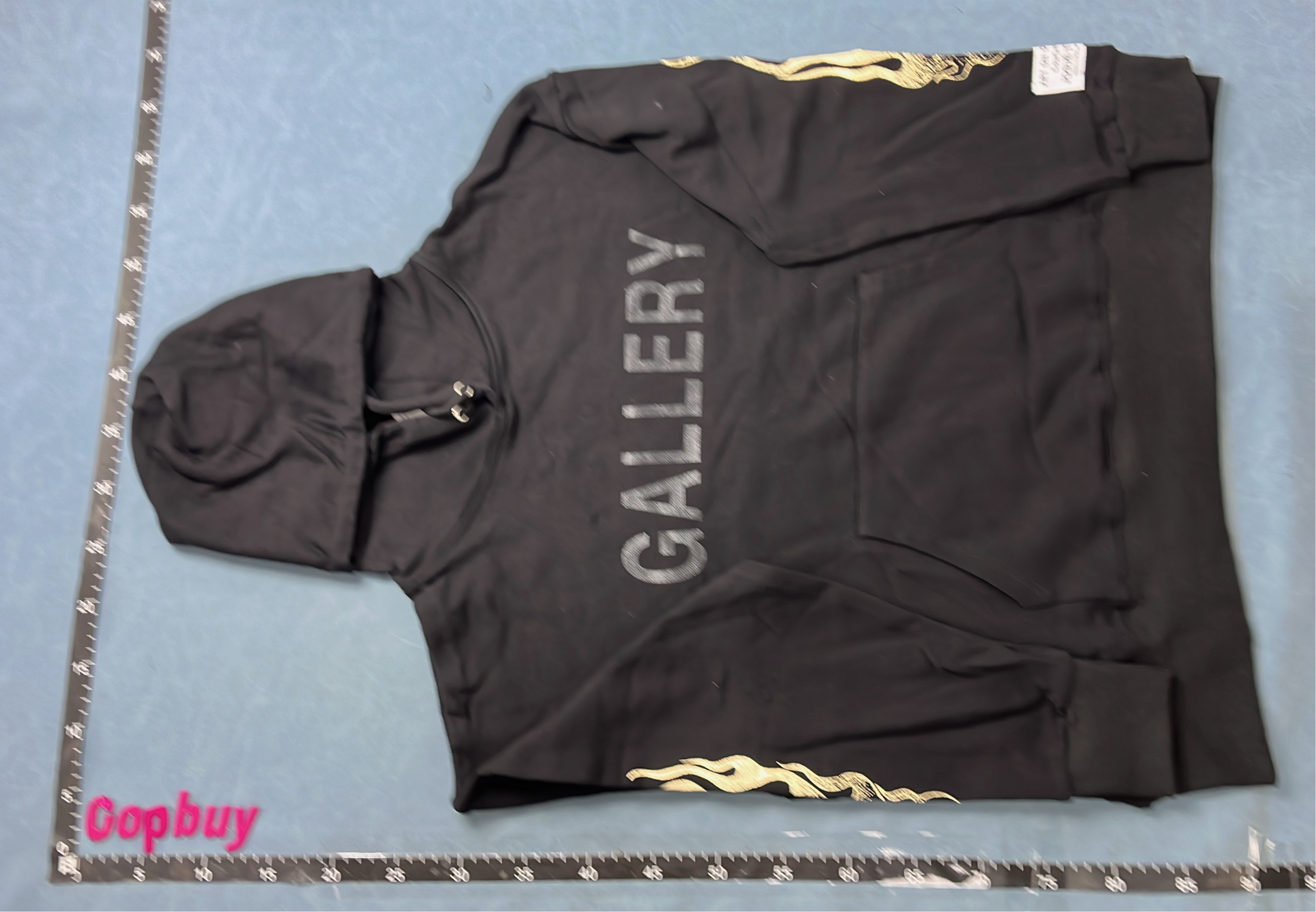 GALLERY Oversized Hoodie in Black and Gray