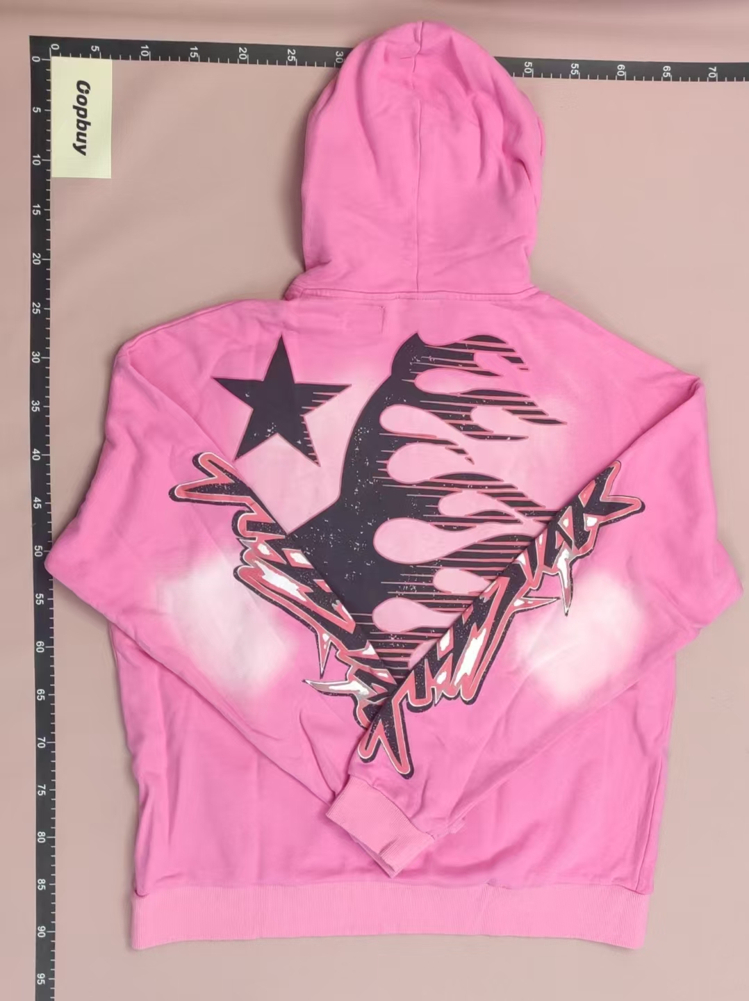 Pink All-Star Flame Graphic Hoodie for Men and Women