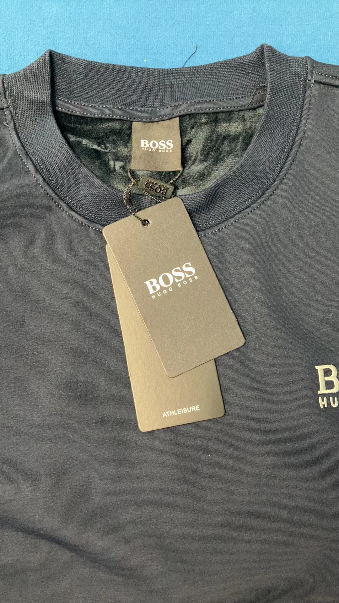BOSS Hugo Boss Men's Crewneck Sweatshirt in Black, Gray, Navy
