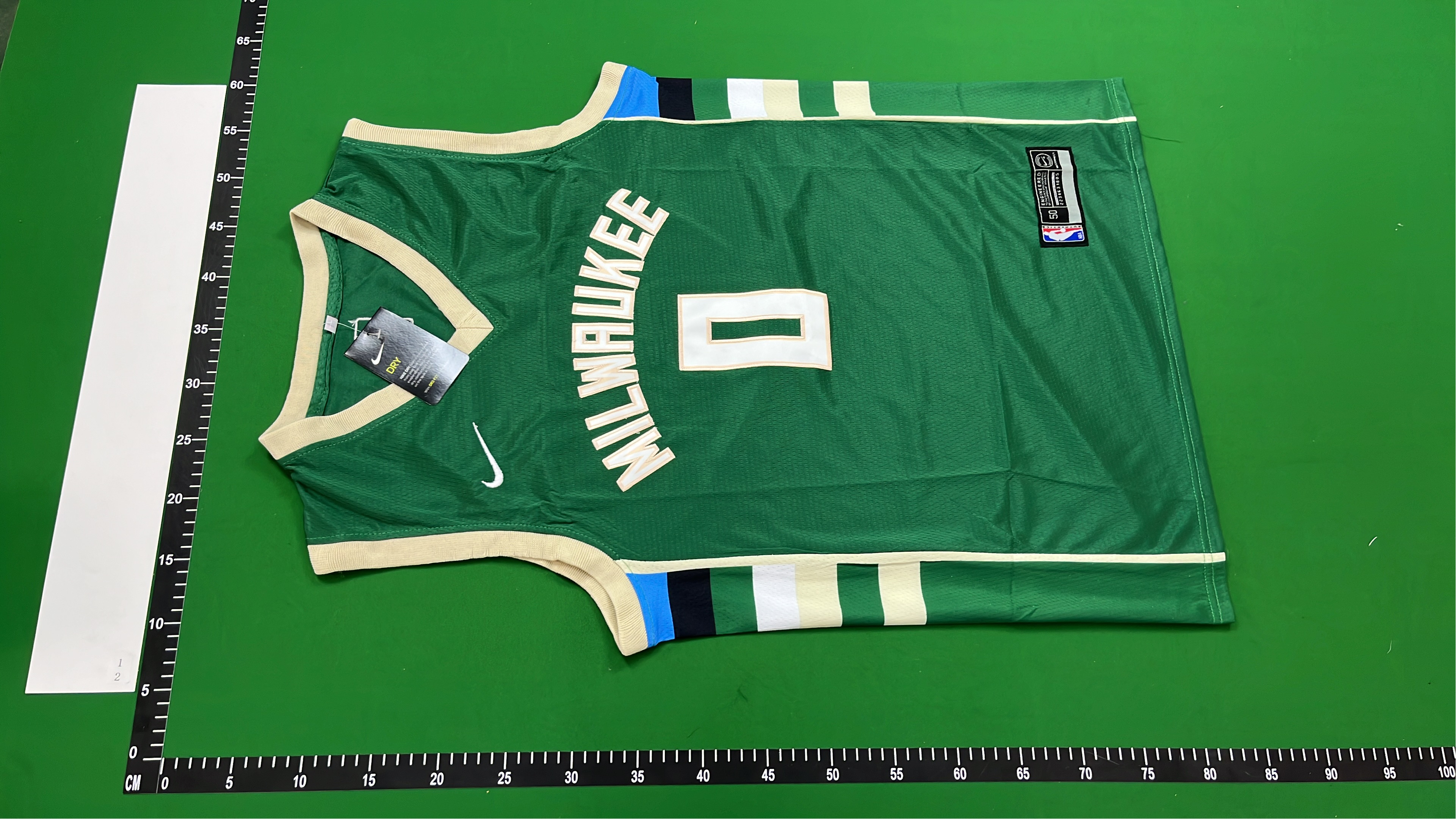 Milwaukee Bucks Damian Lillard #0 Green NBA Jersey