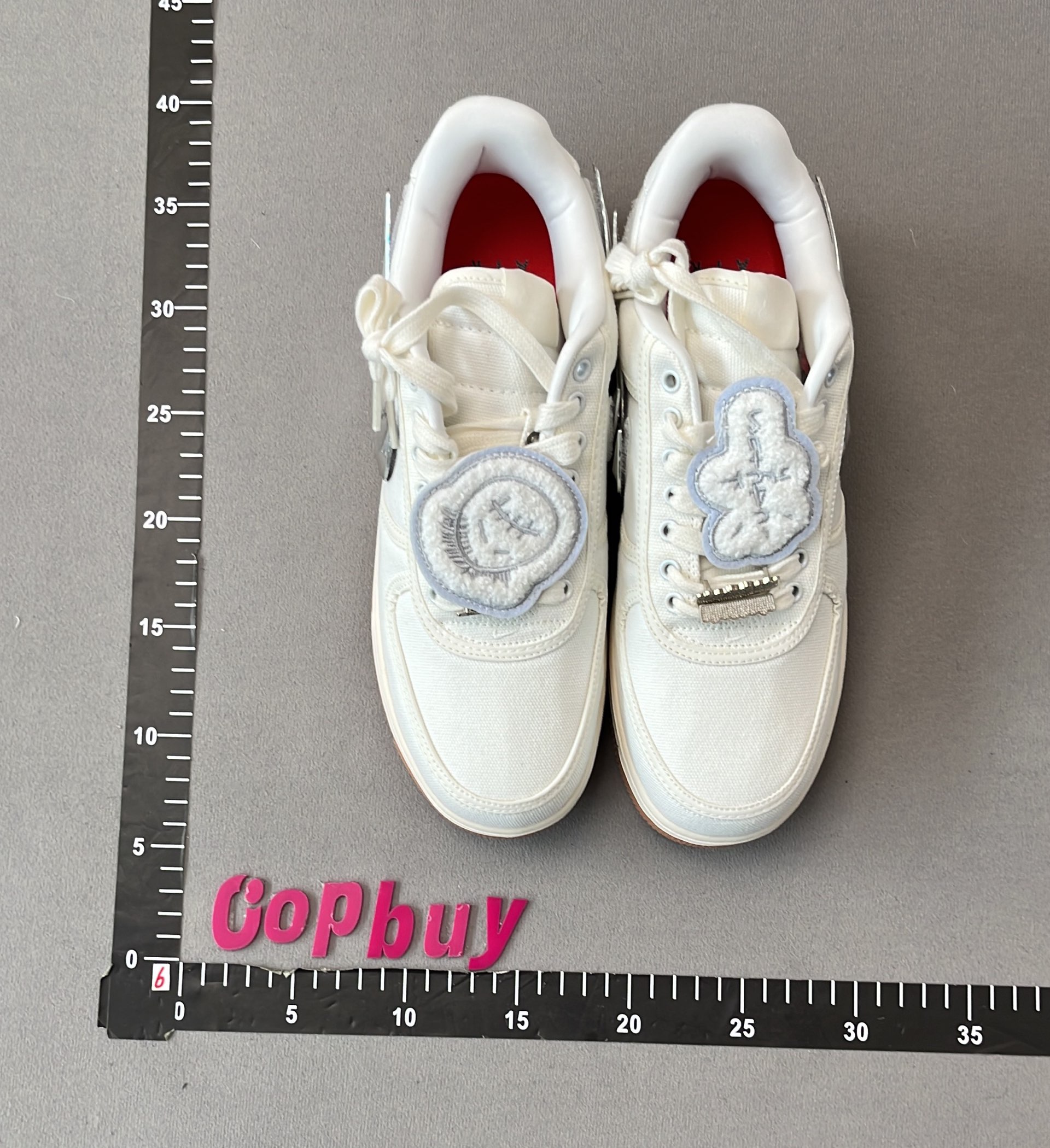 Nike Air Force 1 Low White Silver Swoosh Sneakers