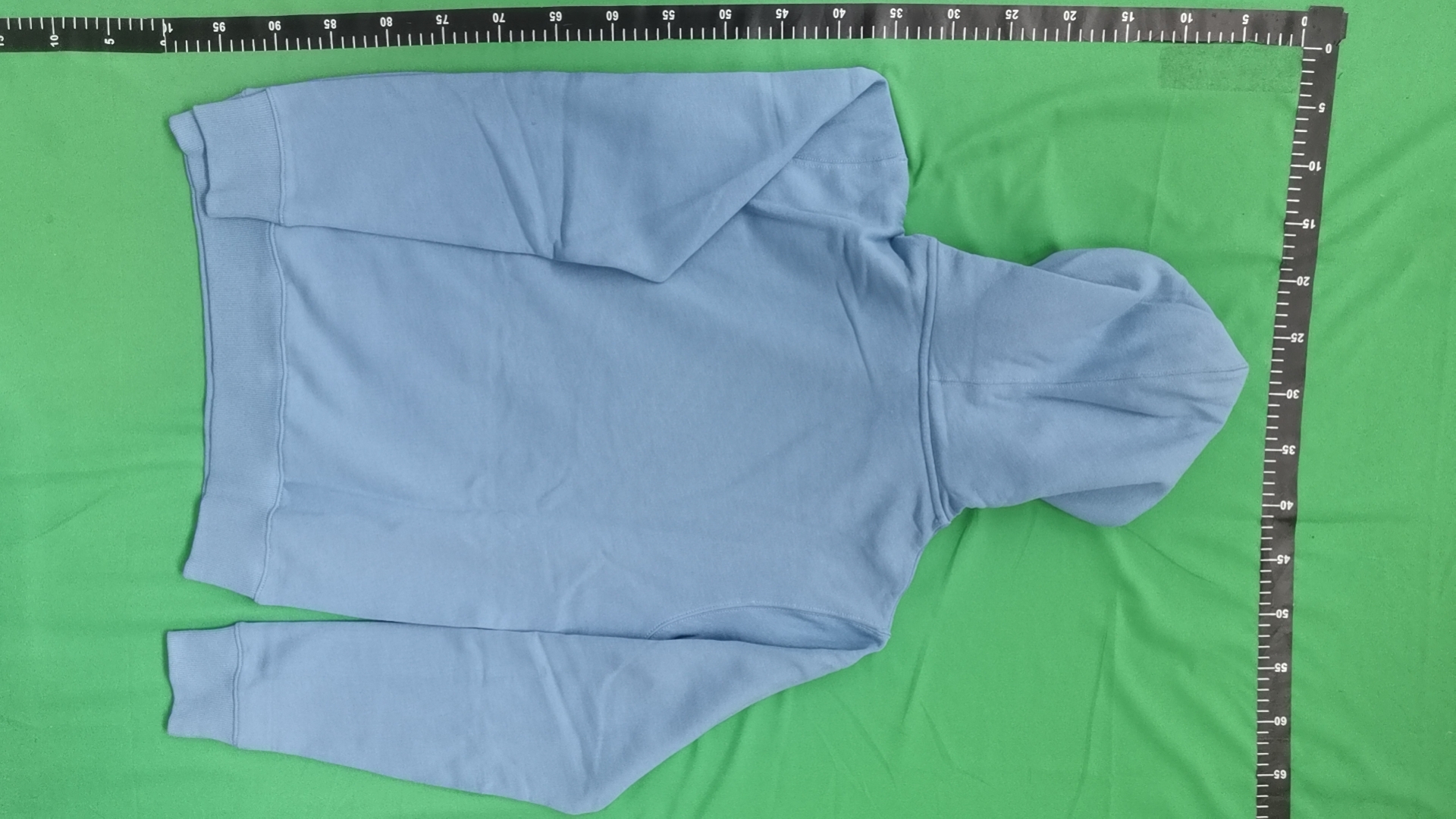 Champion Light Blue Hoodie with Logo