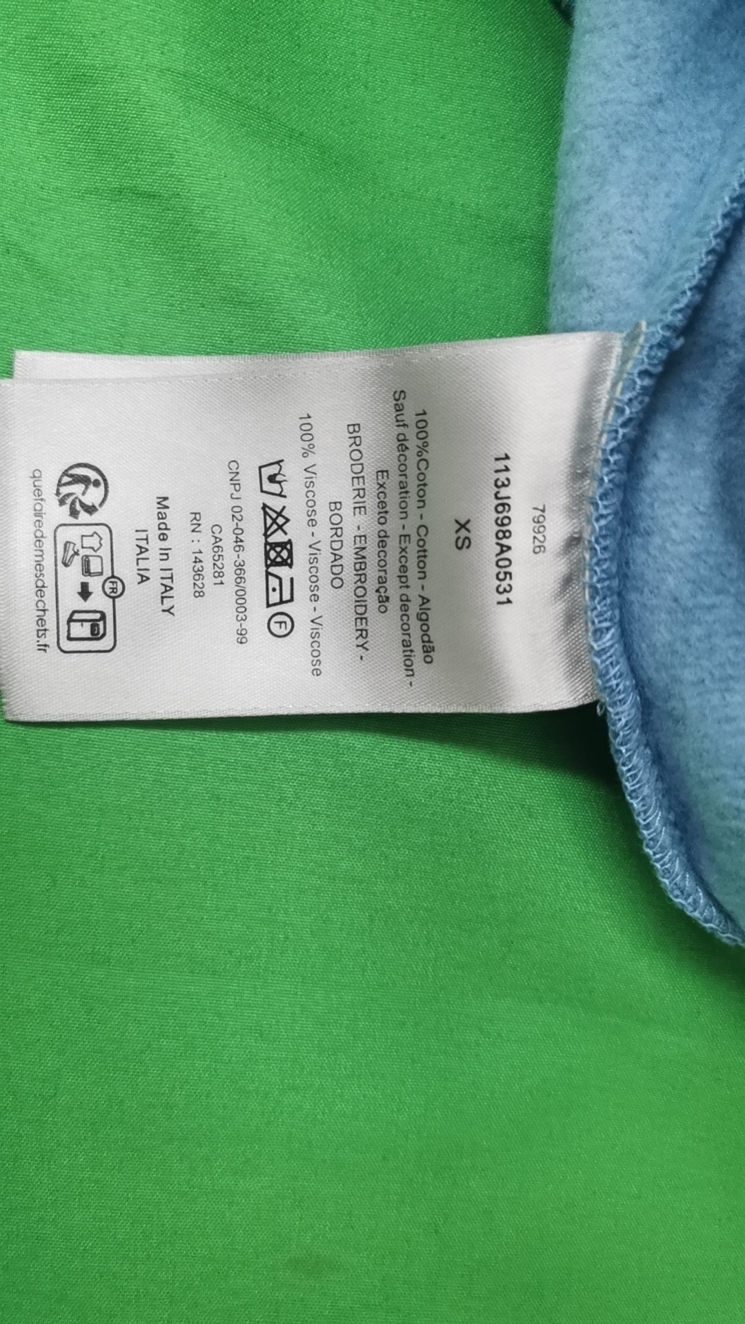 Champion Light Blue Hoodie with Logo
