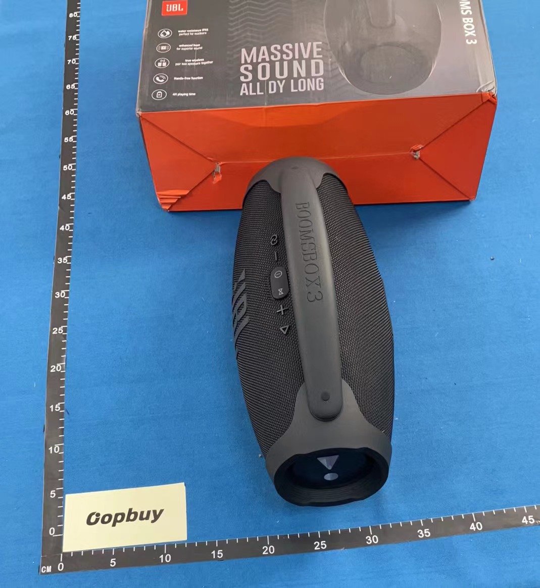JBL Boombox 3 Portable Bluetooth Speaker - Black