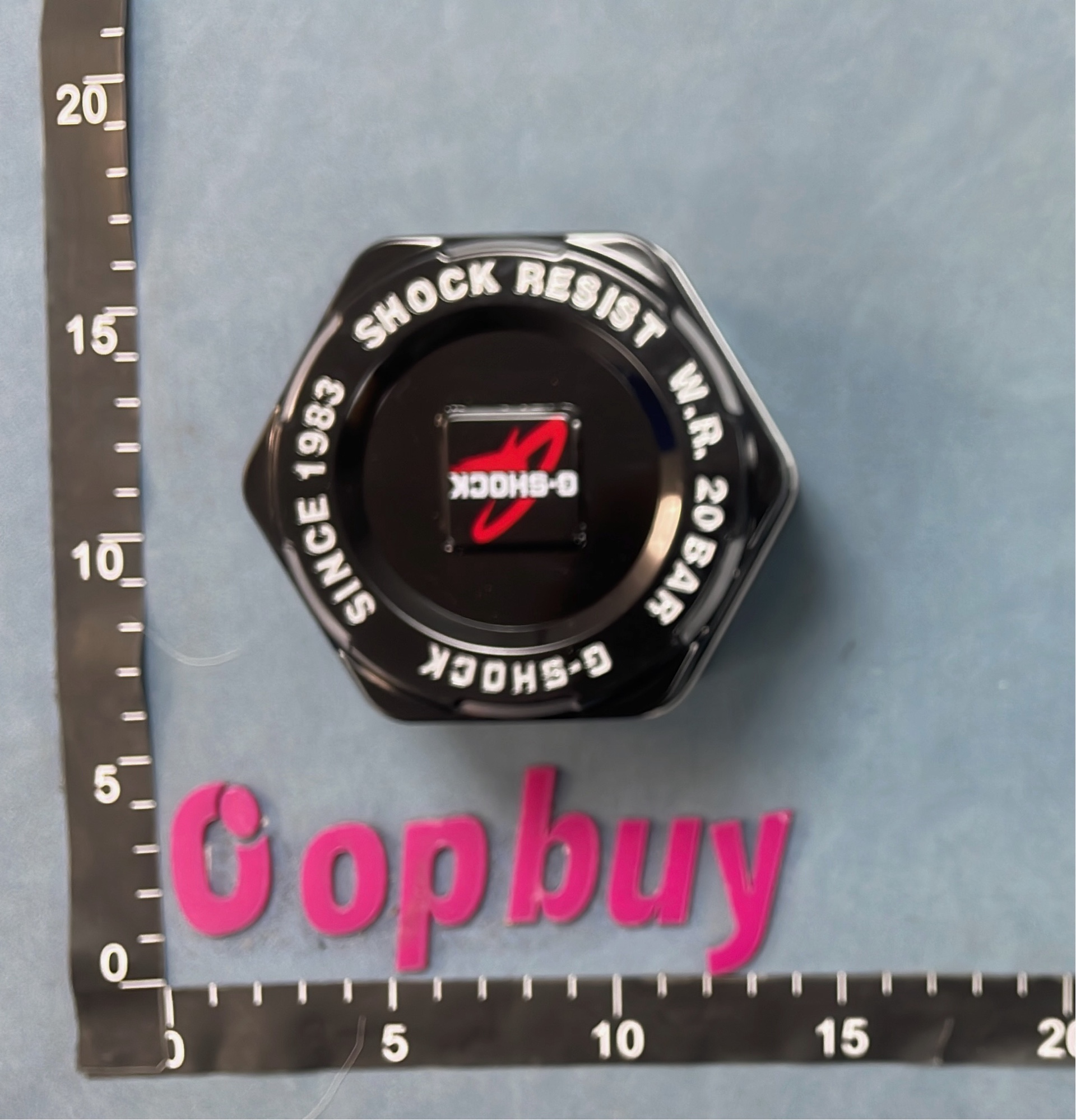 Casio G-Shock GA-110 White Resin Watch with Black Dial