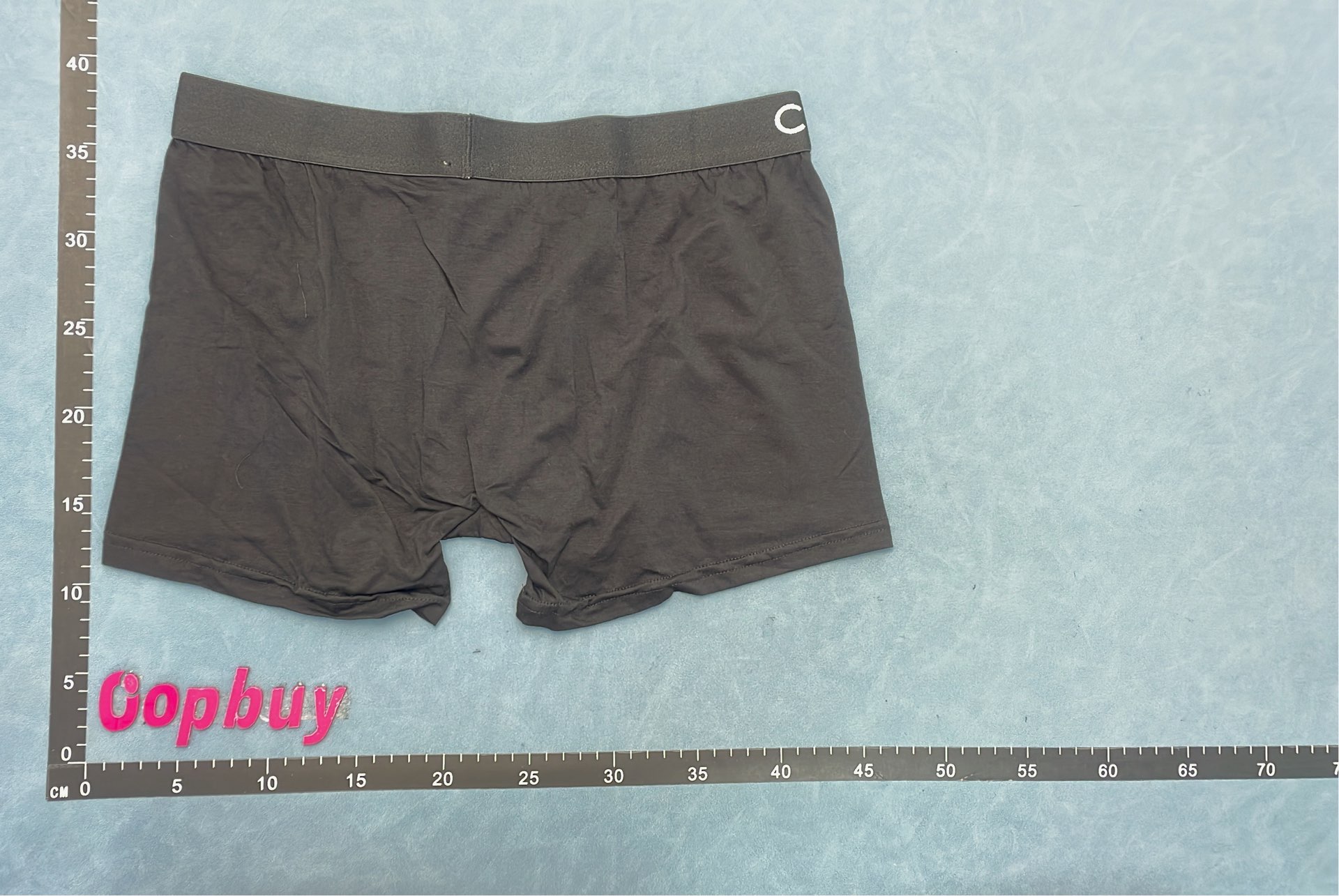 CELINE Black Underwear with Logo Waistband