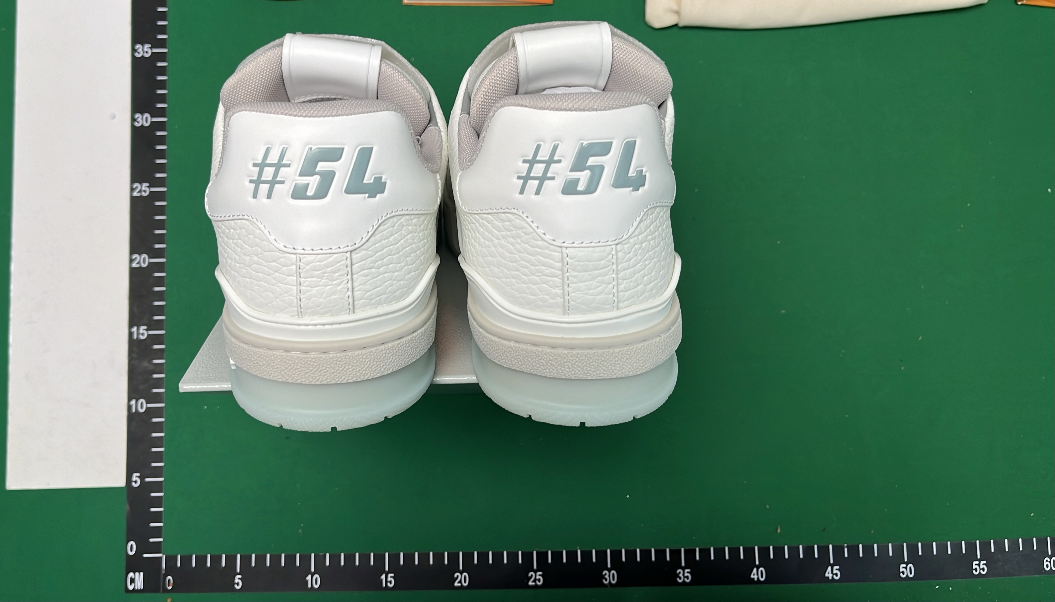 TOPMADE Sparkle Sneakers with LV Logo Design