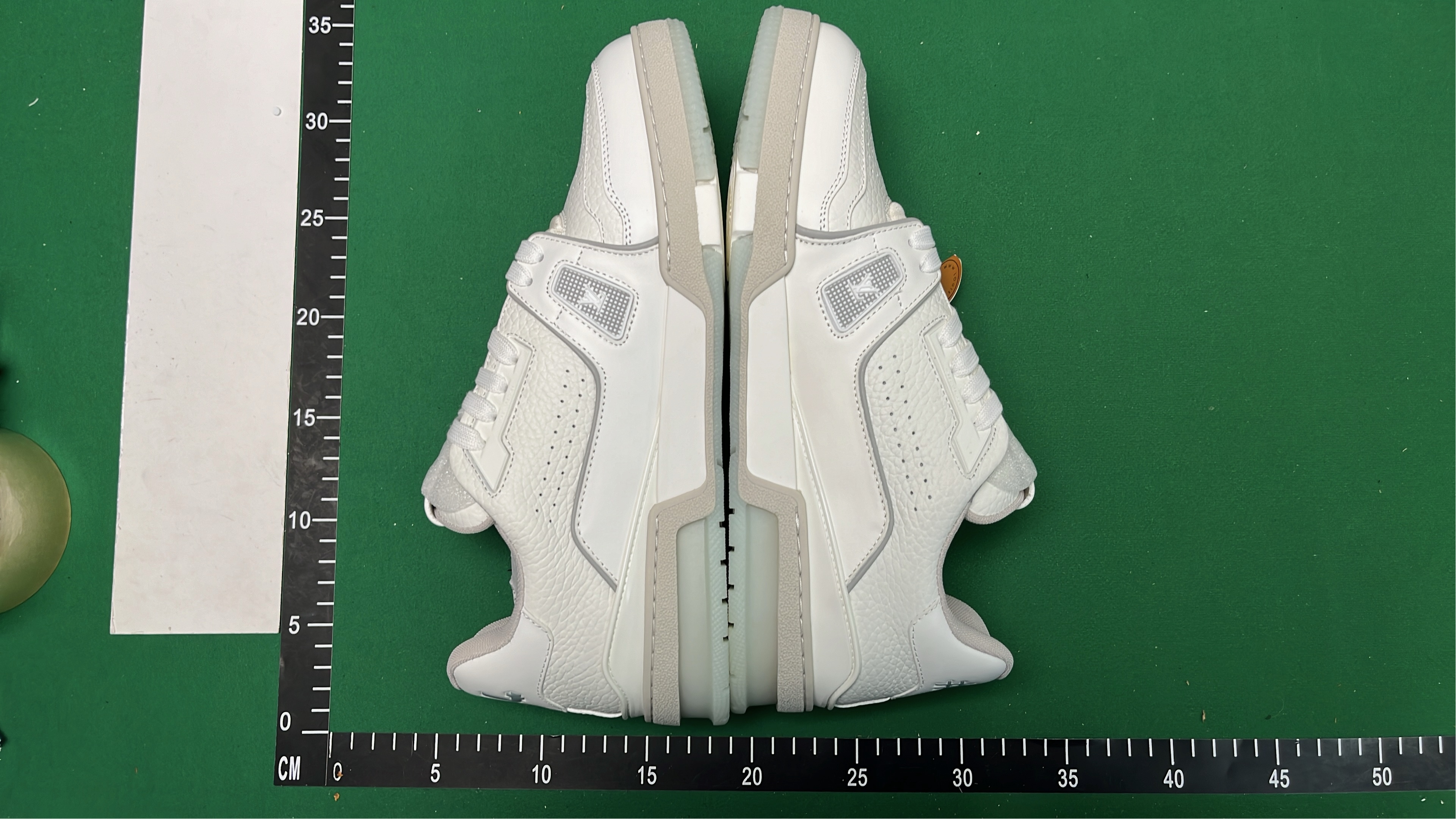 TOPMADE Sparkle Sneakers with LV Logo Design