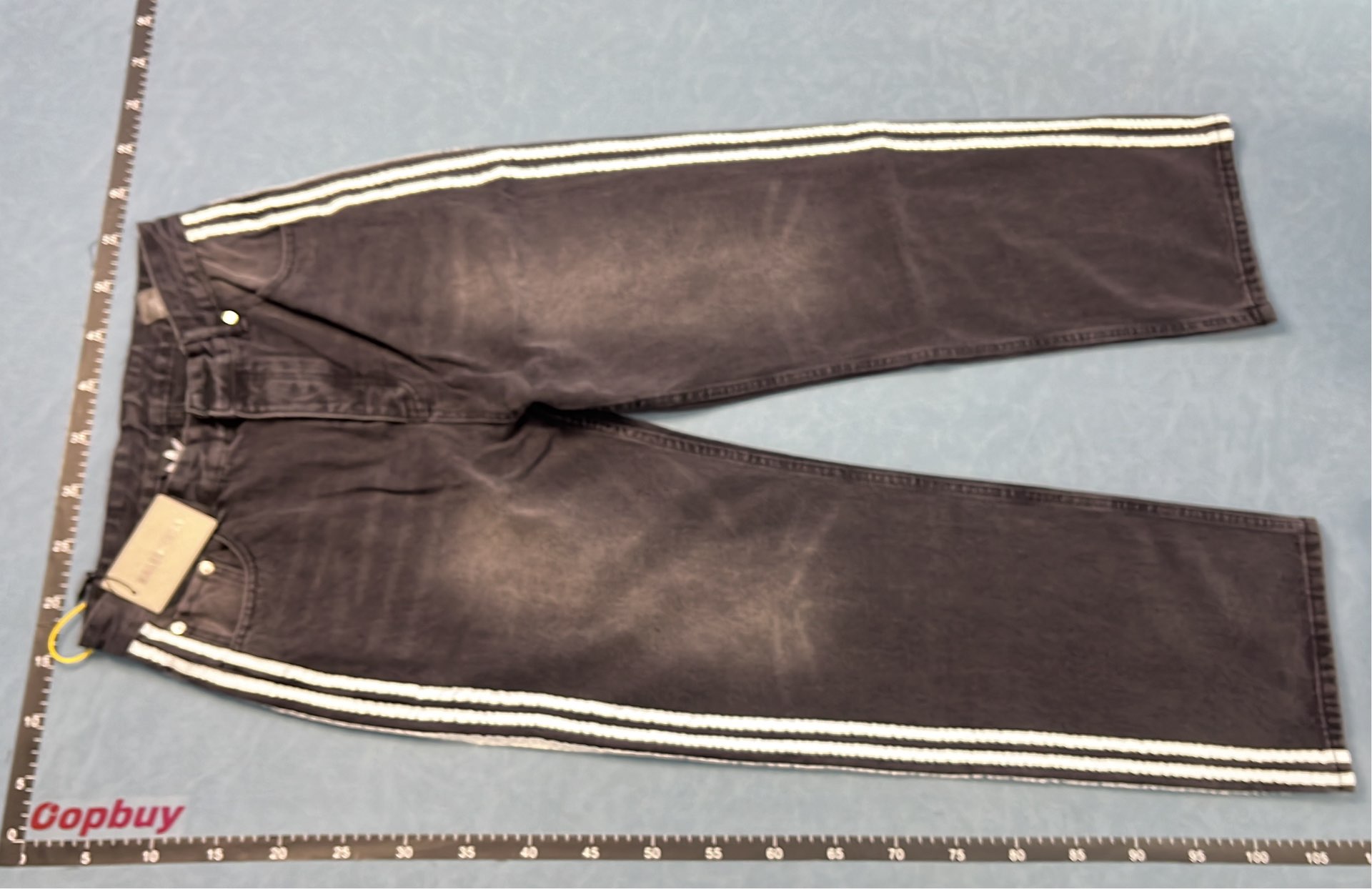Balenciaga Side Stripe Denim Pants