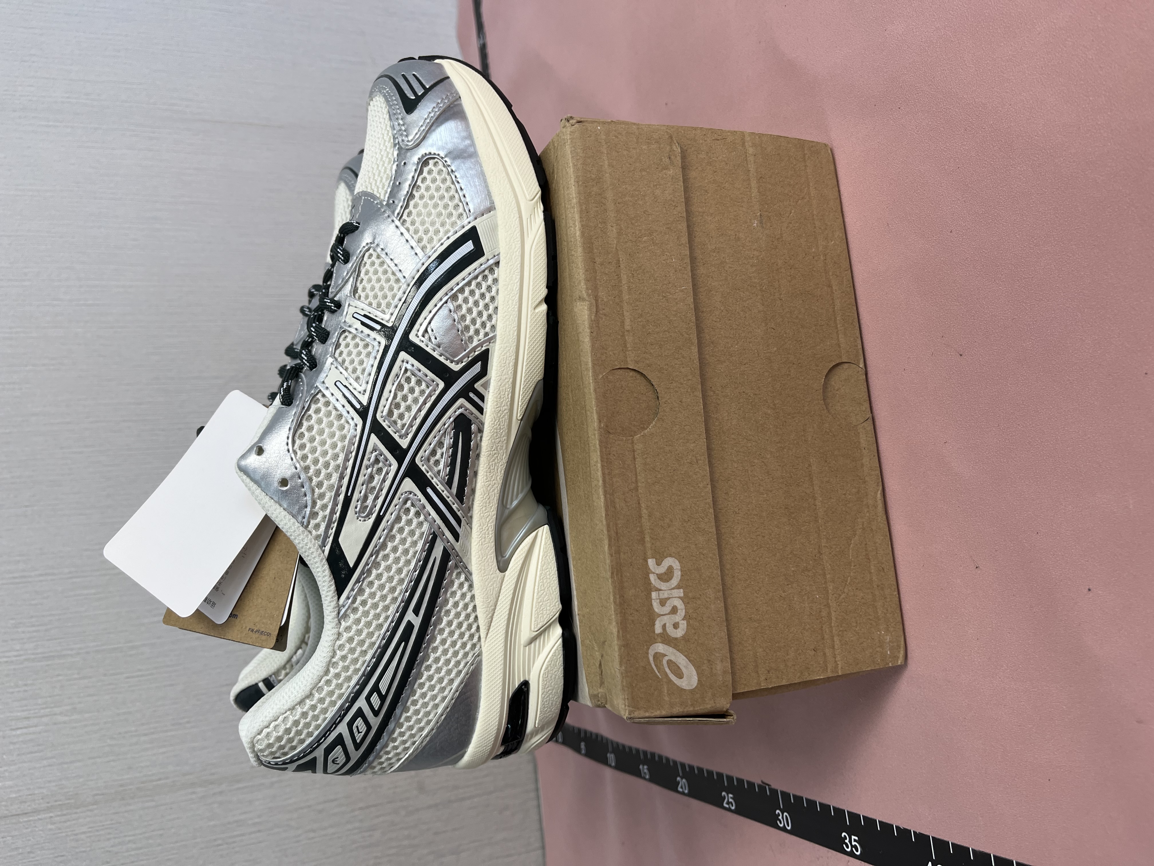 ASICS Gel-1130 Running Shoes White Silver