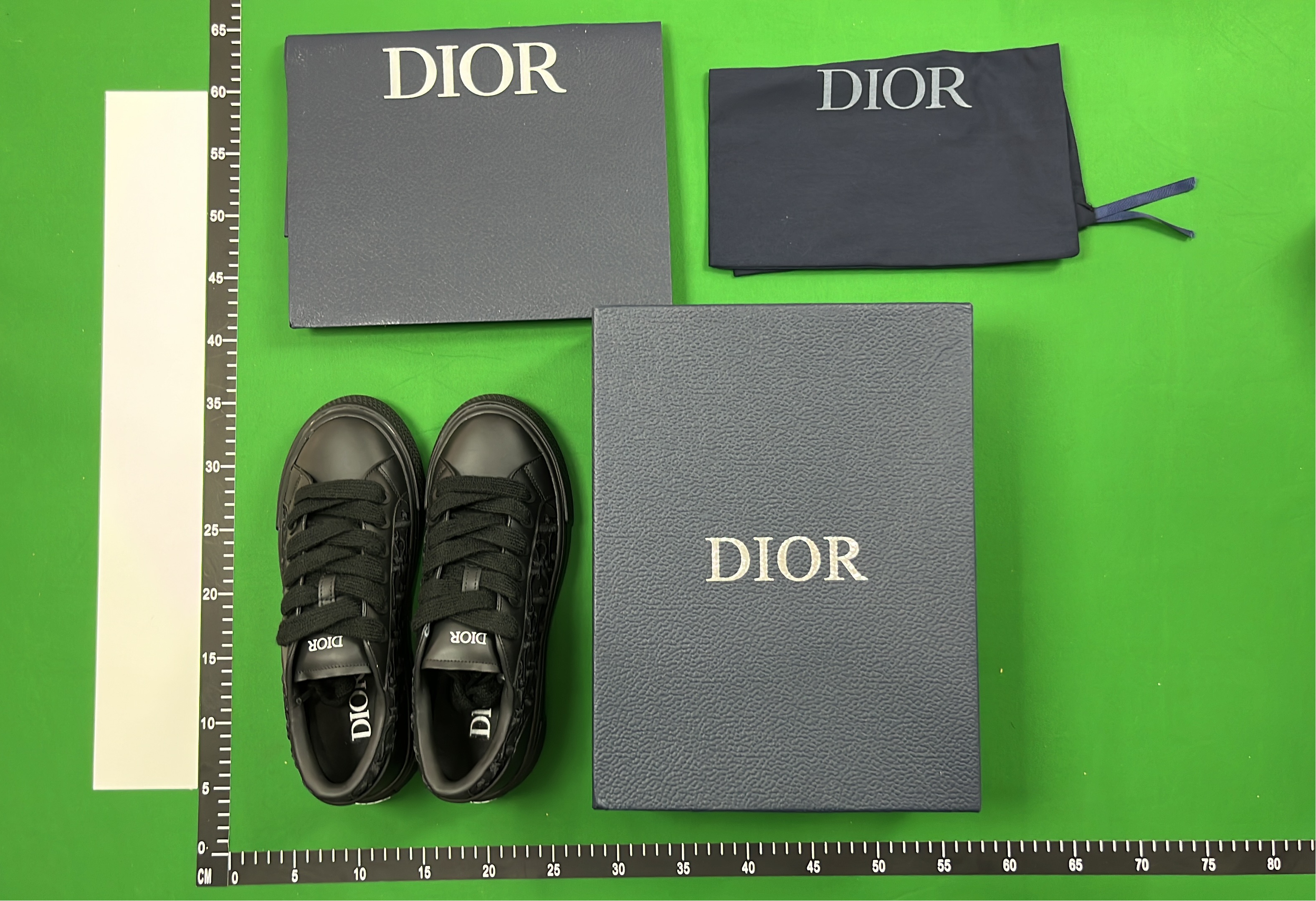 Dior Black Oblique Logo Sneakers for Women