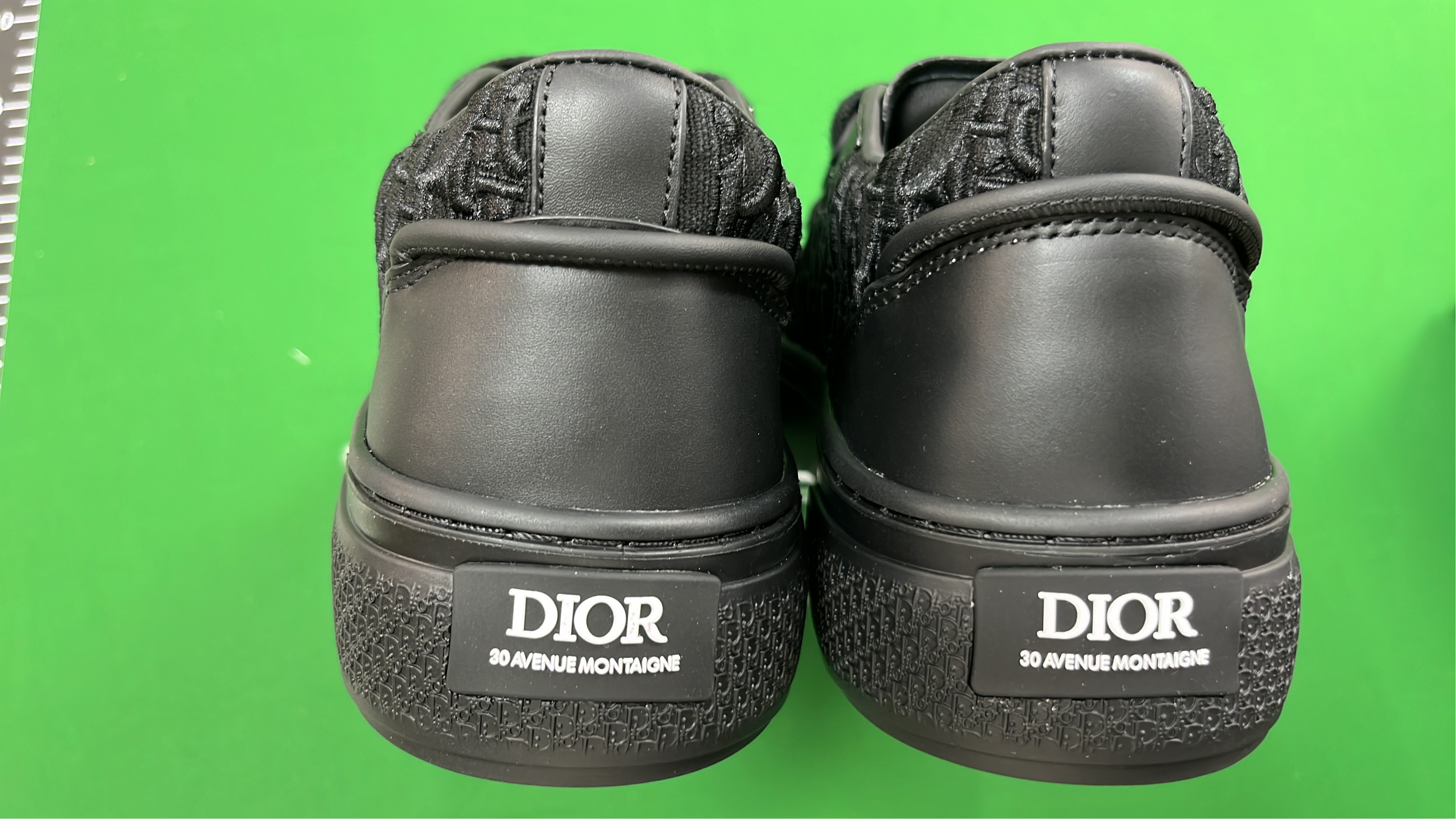 Dior Black Oblique Logo Sneakers for Women