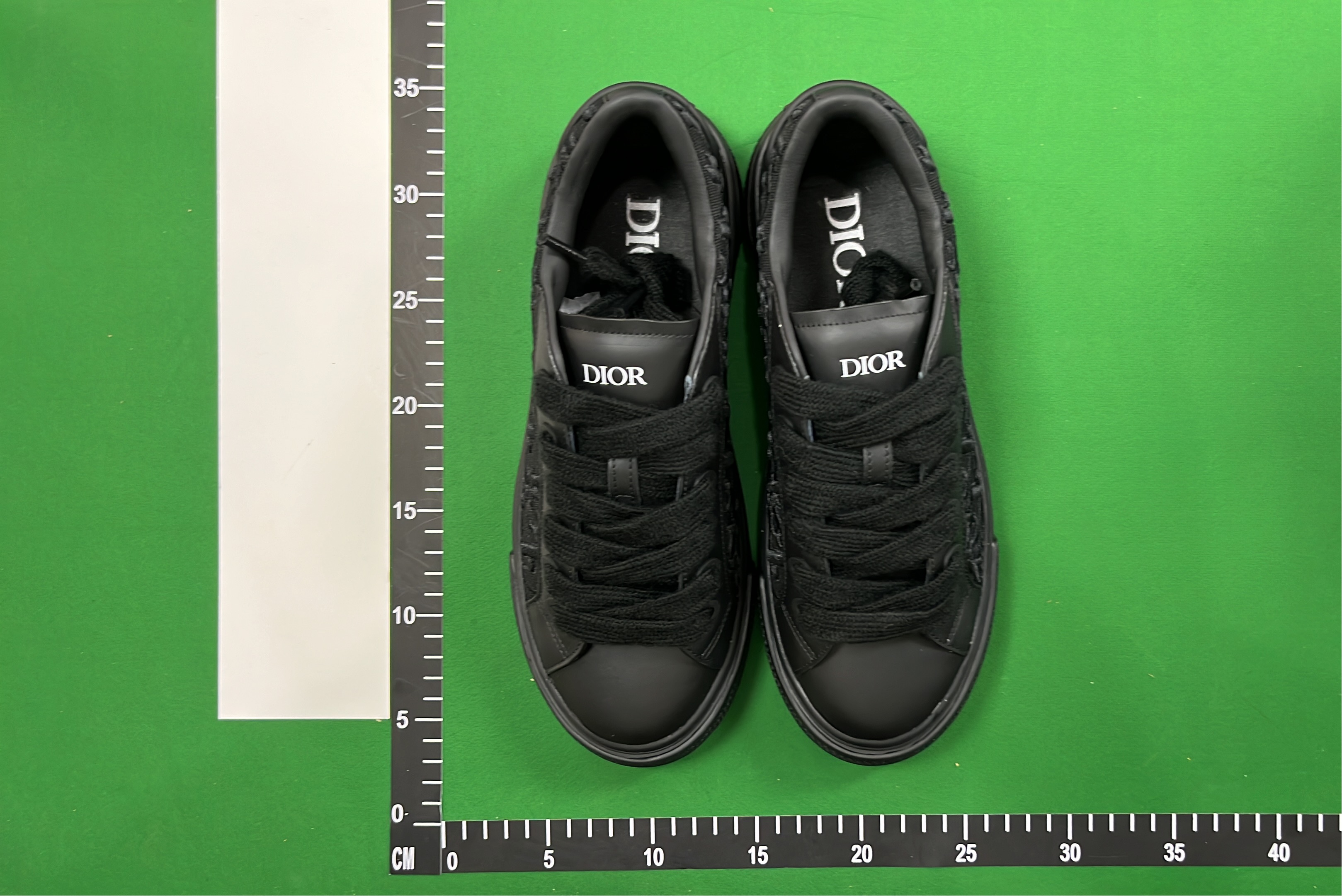Dior Black Oblique Logo Sneakers for Women