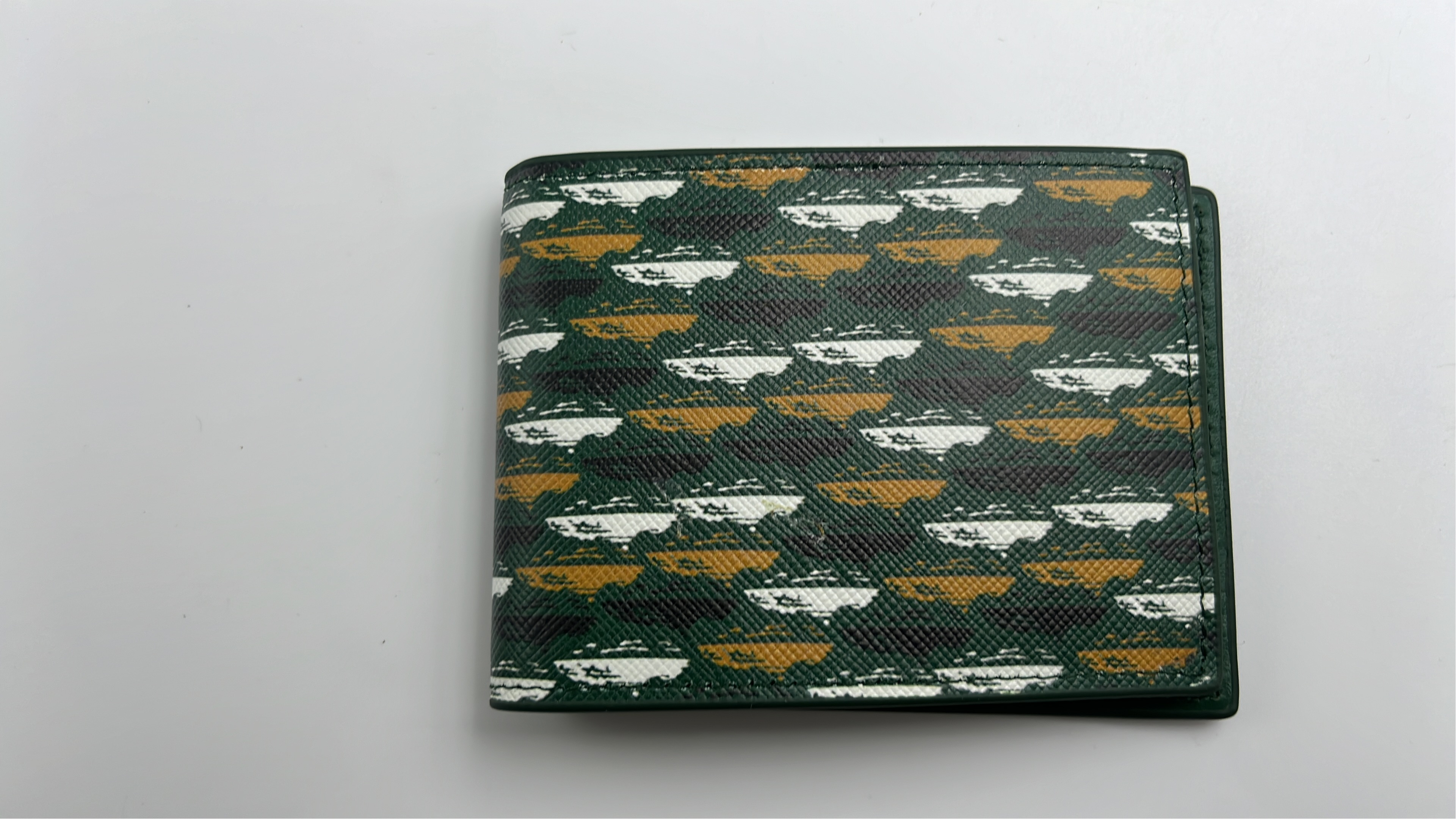 Goyard Green Patterned Wallet