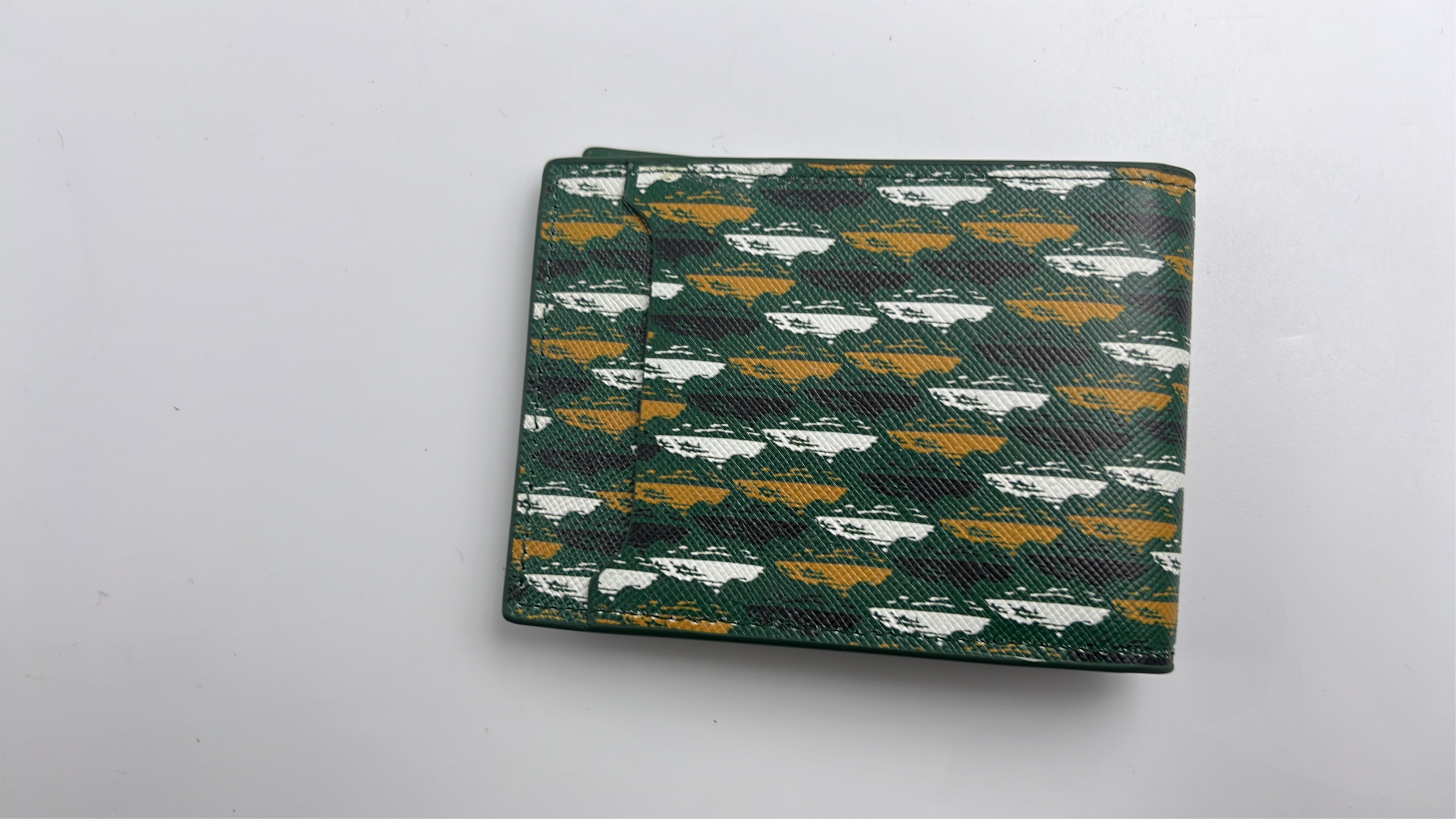 Goyard Green Patterned Wallet