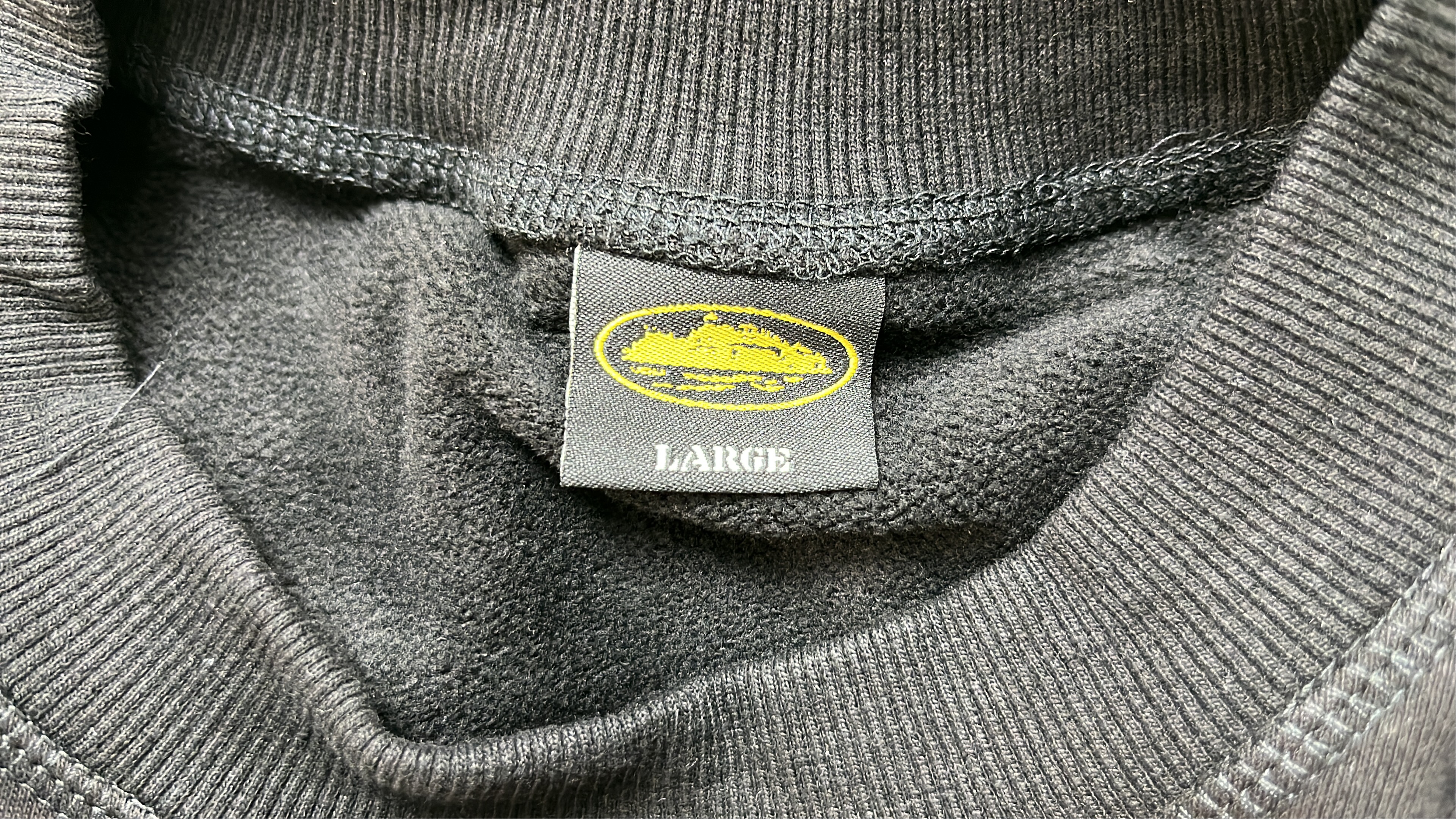 Carhartt Black Crewneck Sweatshirt with Gold Logo