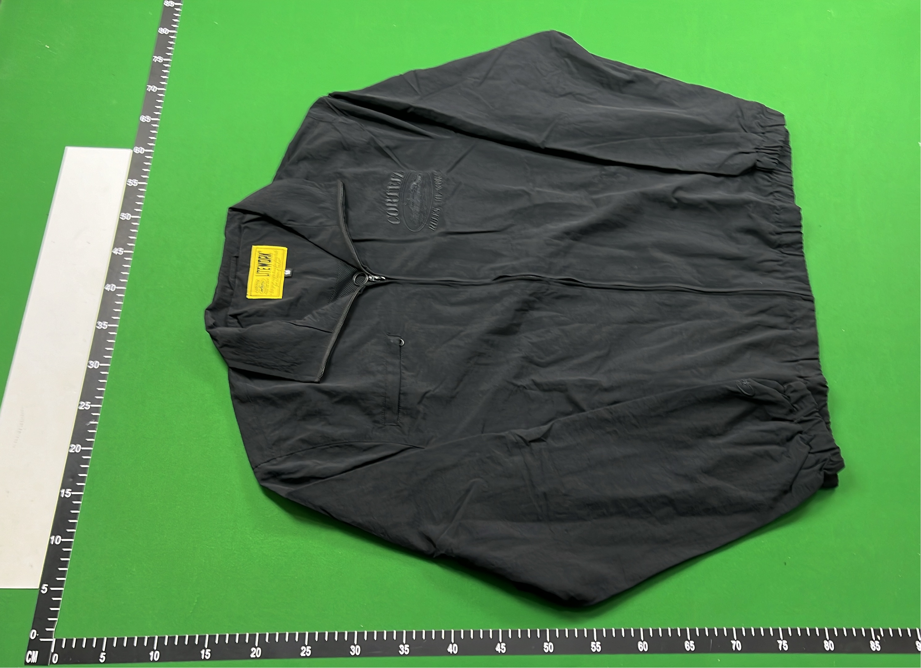 Black Lightweight Zip-Up Jacket for Men