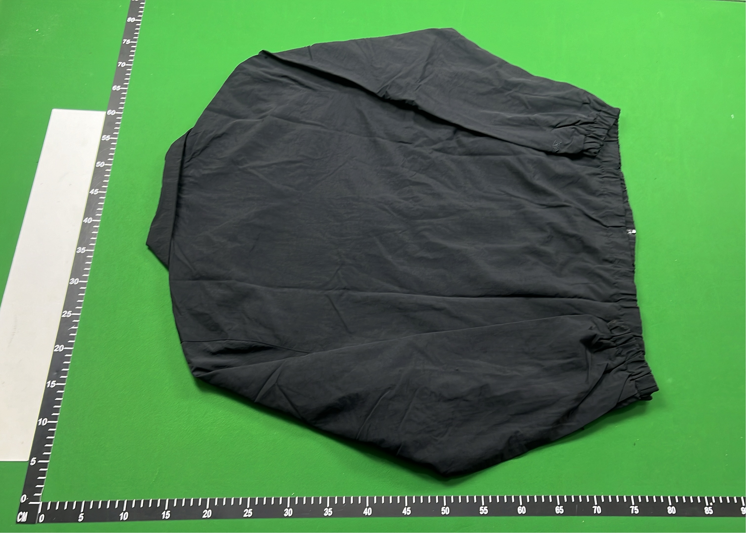Black Lightweight Zip-Up Jacket for Men